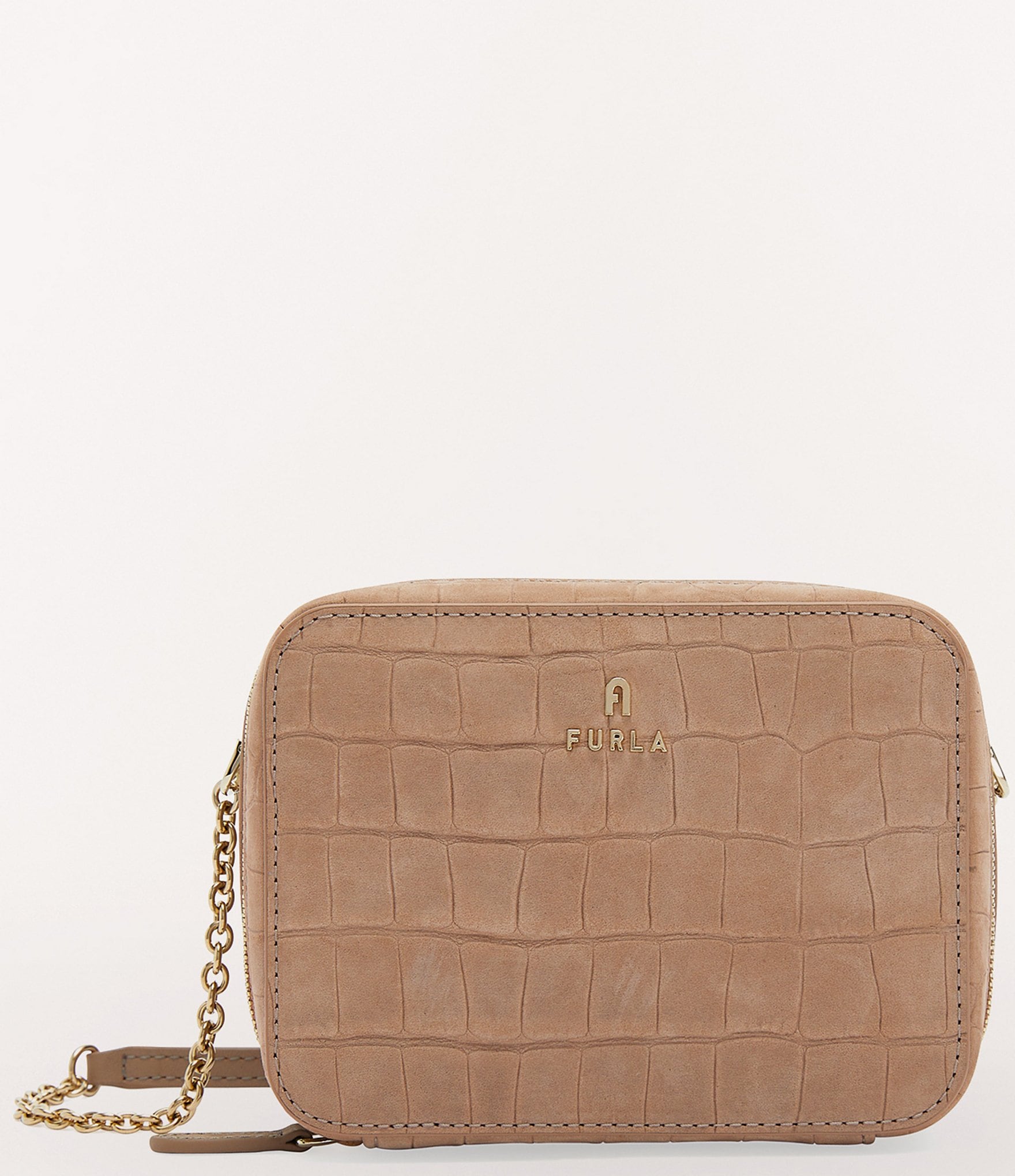GUESS cross body bag Katey Luxury Satchel Natural / Camelia