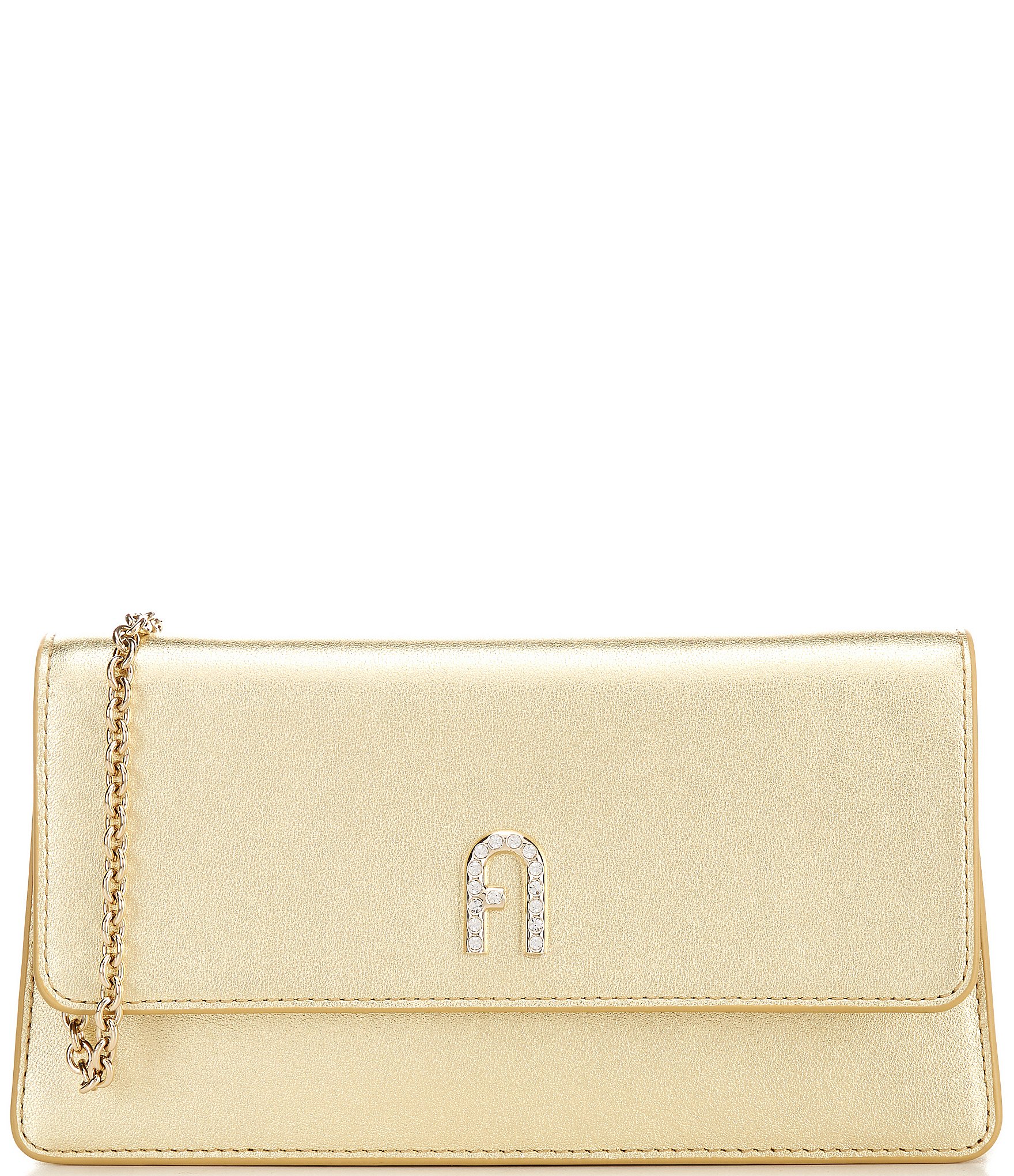 Furla Diamante Metallic Mini Crossbody Bag | Dillard's