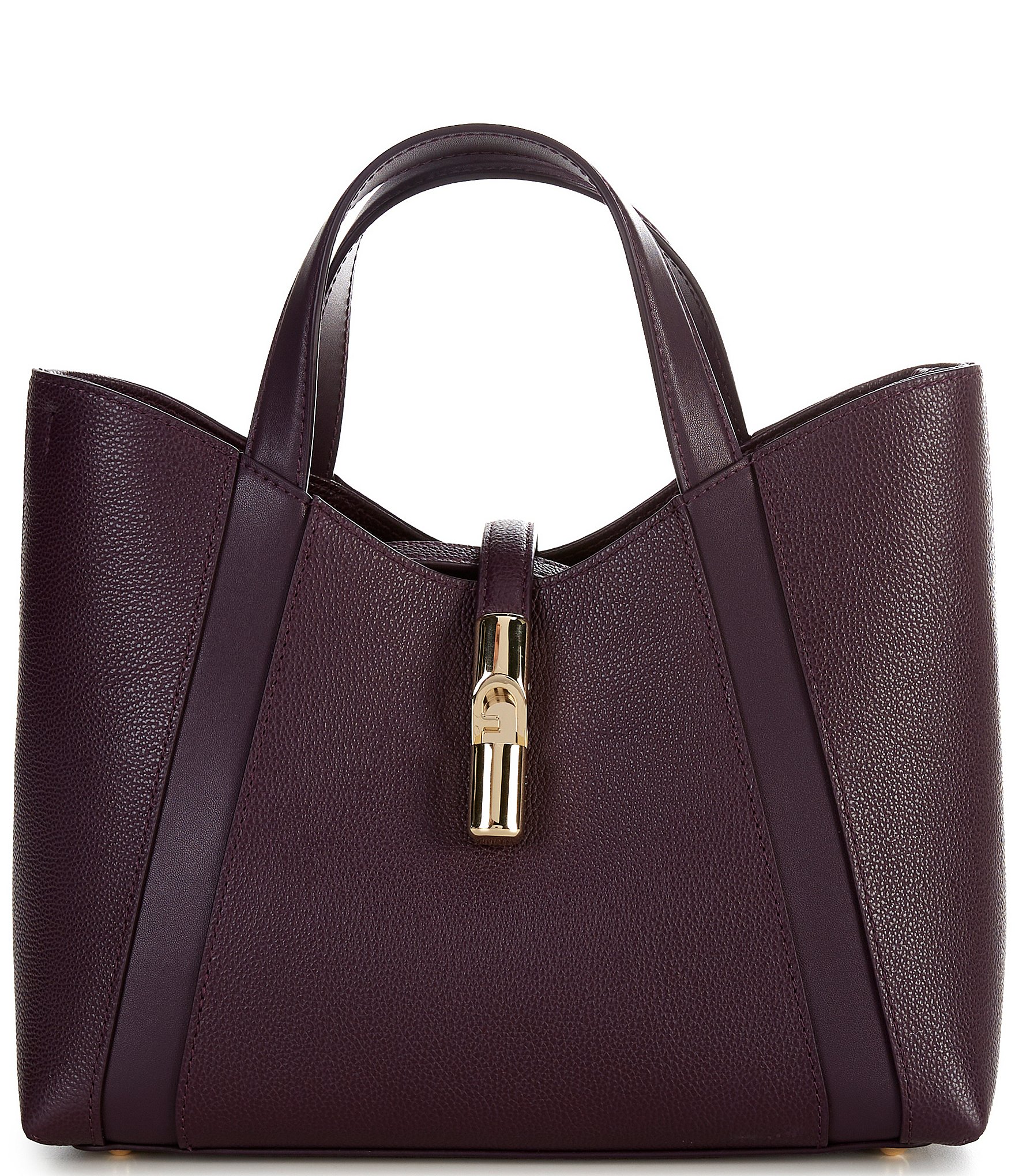 Furla Goccia Small Textured Satchel Handle Bag