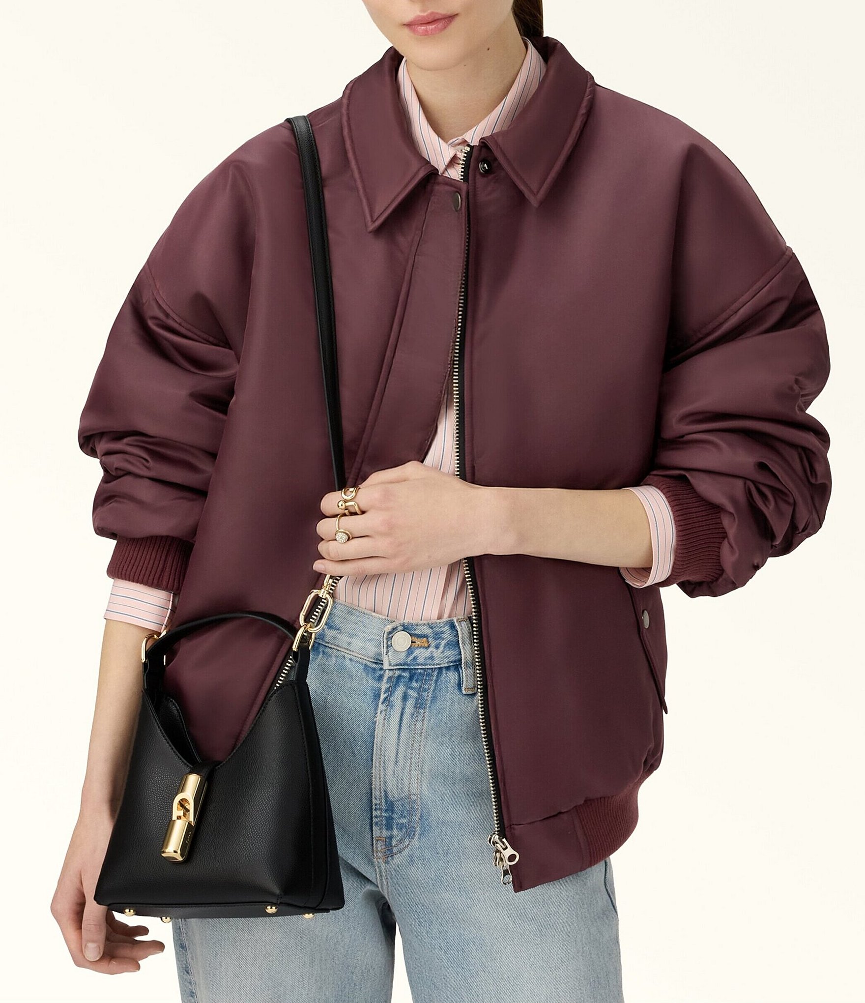 Furla Iride Mini Hobo Tote Handle Bag