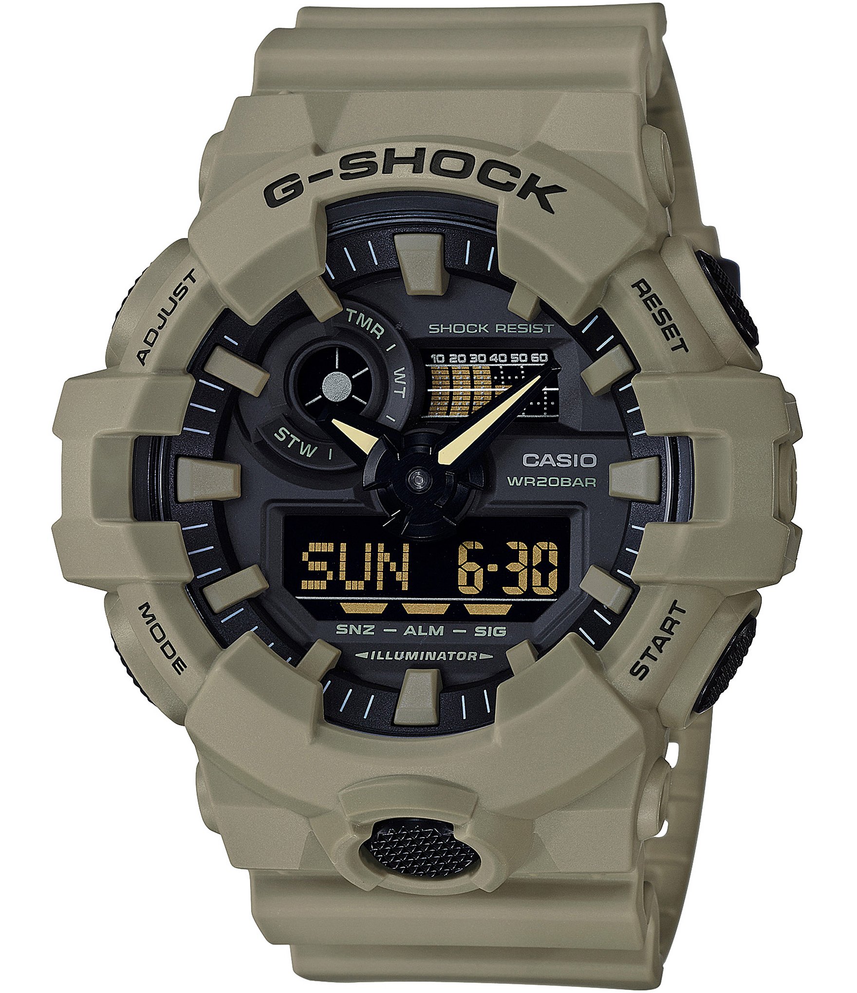 g shock beige watch