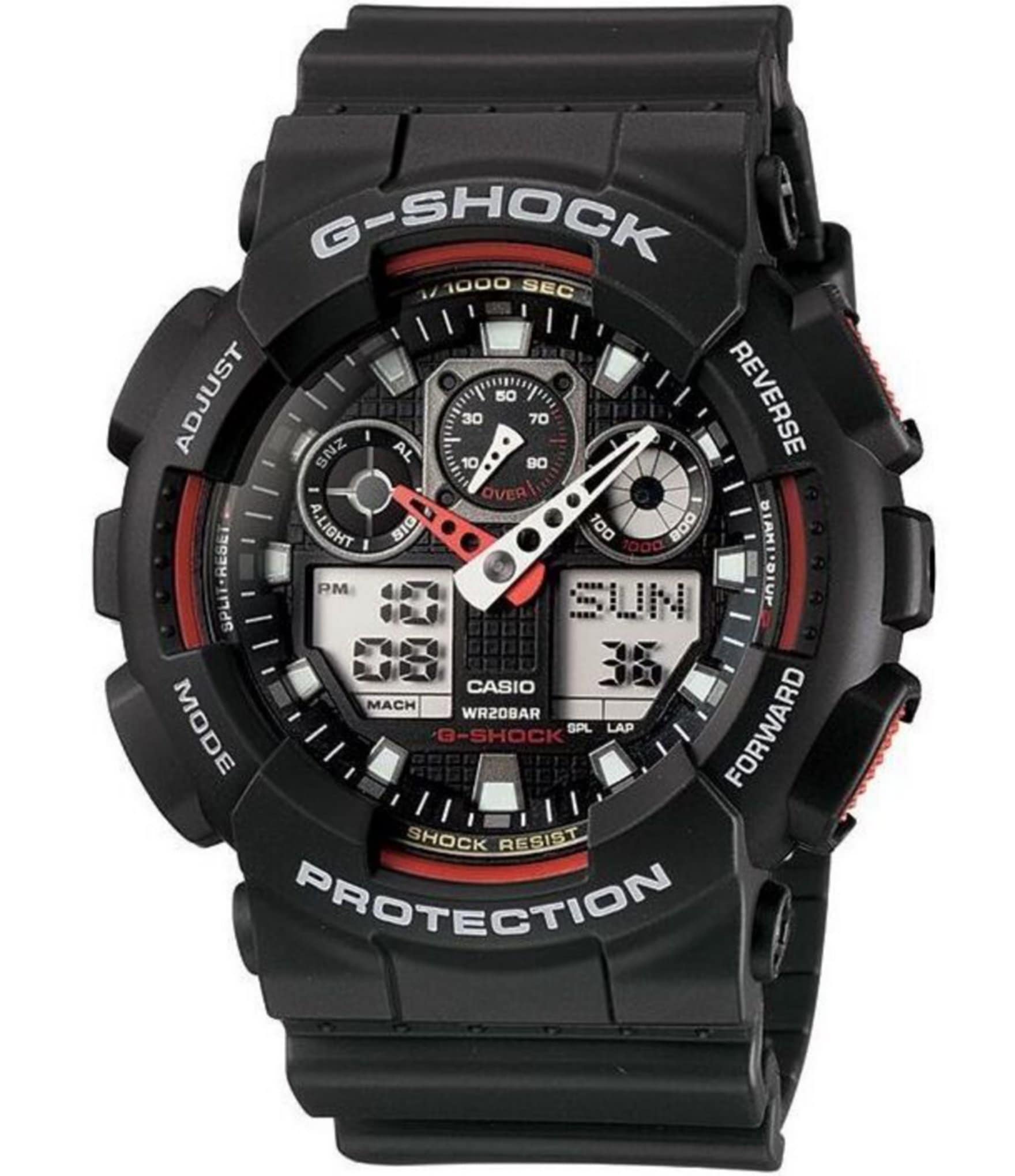 Casio G Shock GA100 1A4 Watch Black