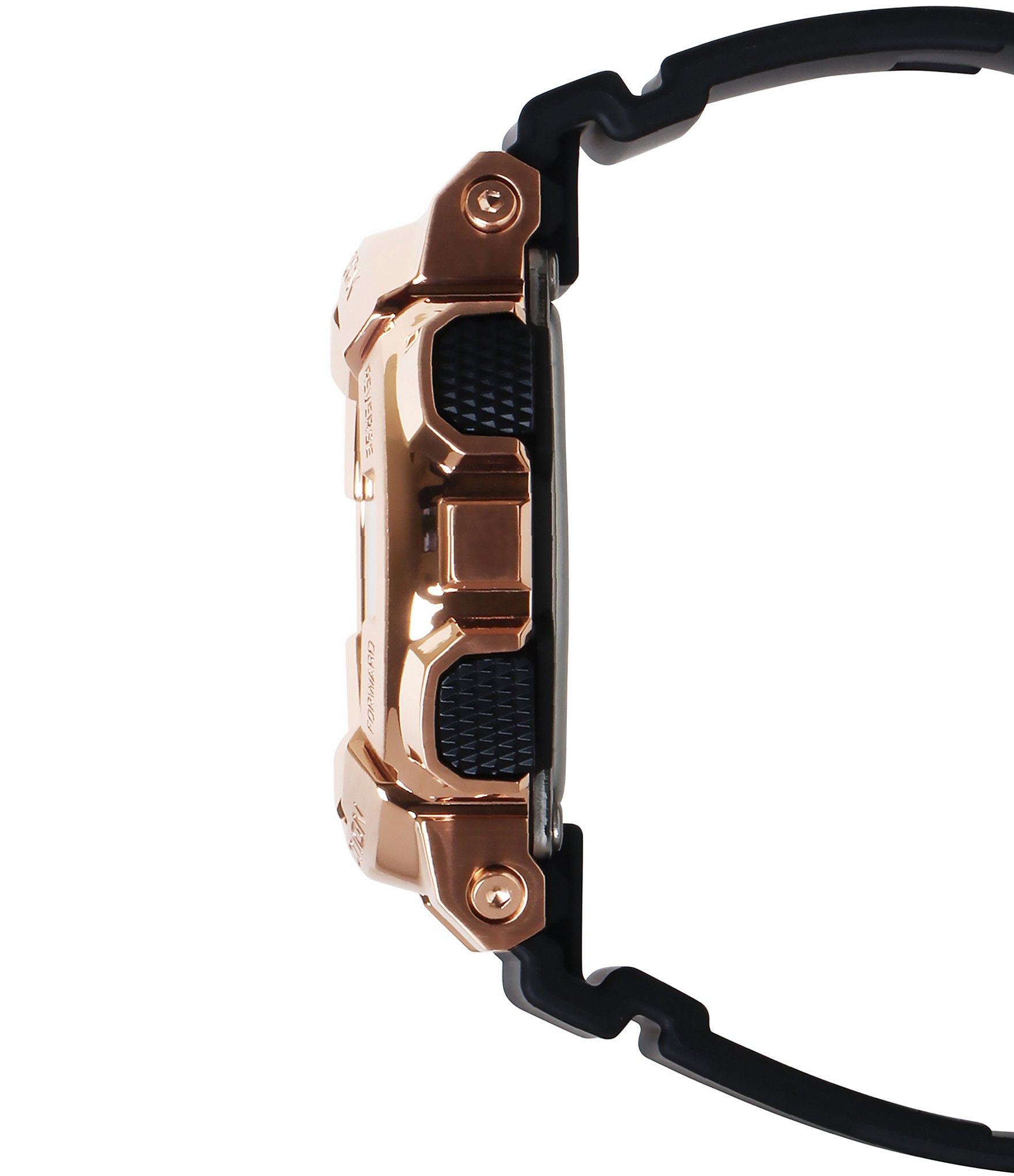 G-Shock Black And Rose Gold Ana Digi Resin Strap Watch