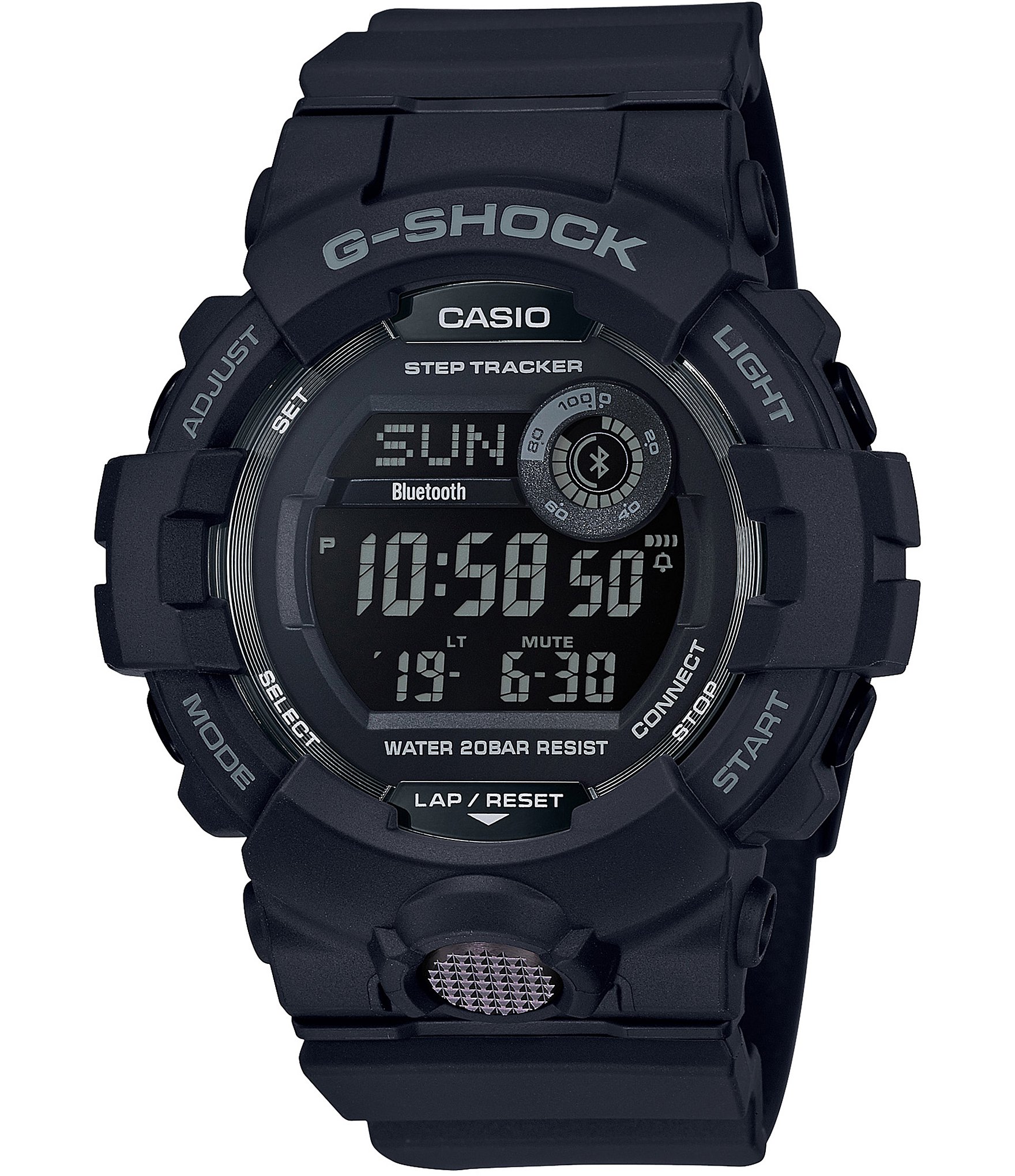 G-Shock Digital Black Shock Resistant Resin Strap Watch