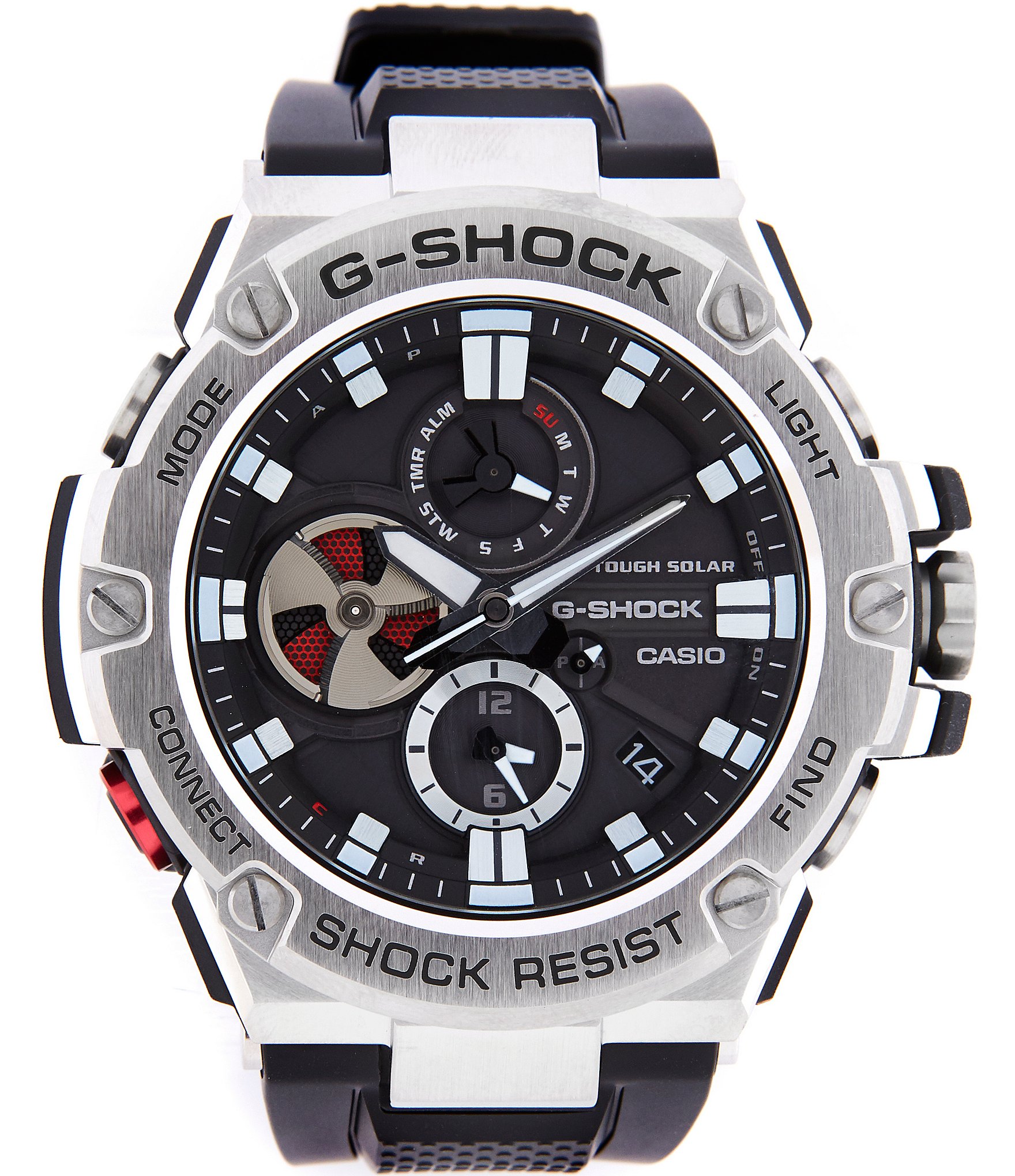 g shock silver metal