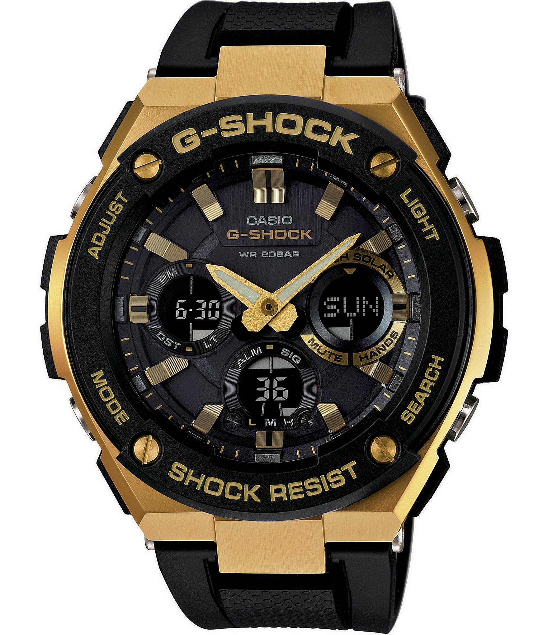 g shock watches in black