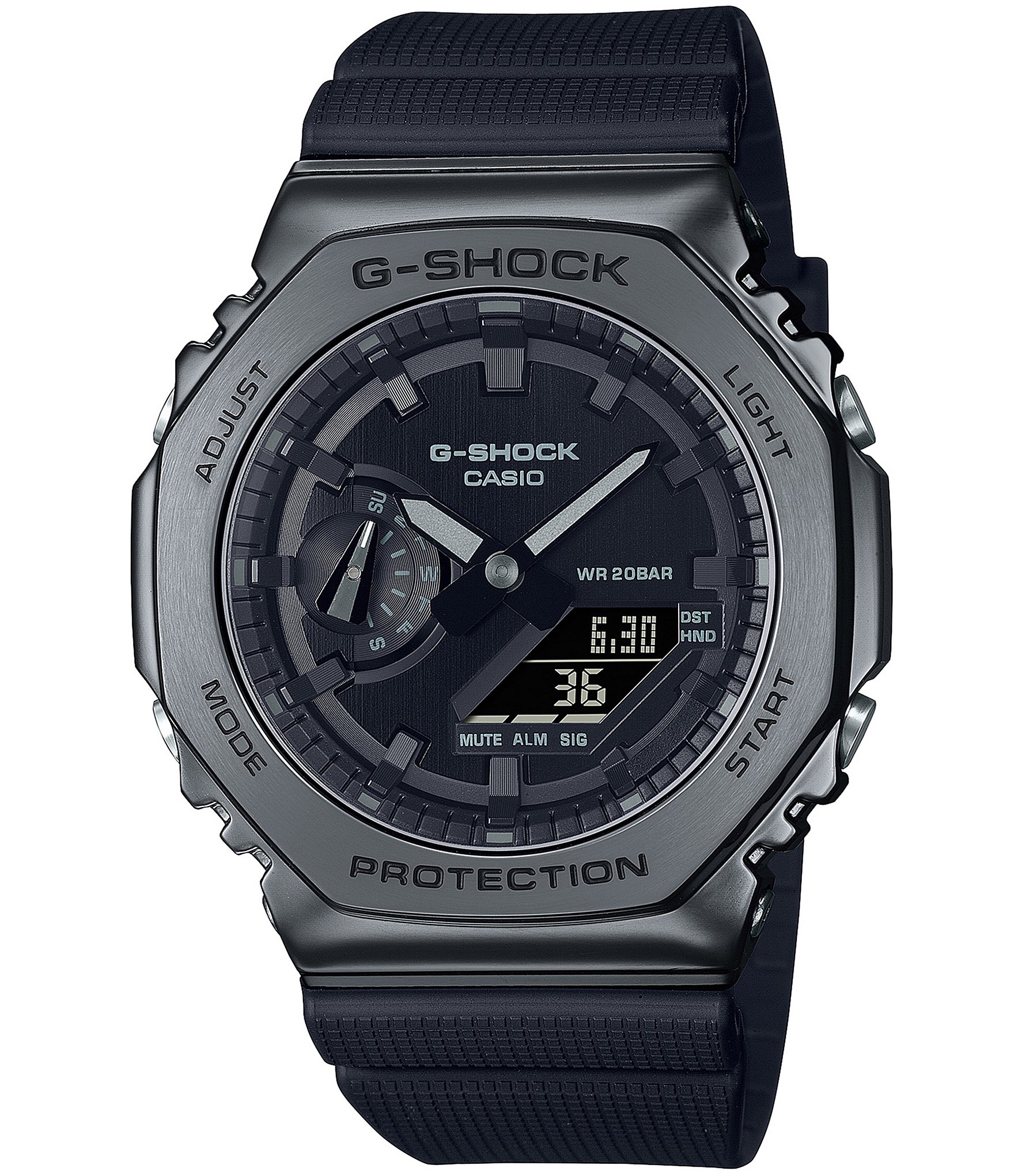 G-Shock Men's Ana-Digi Dark Grey Resin Strap Mulitfunciton Watch