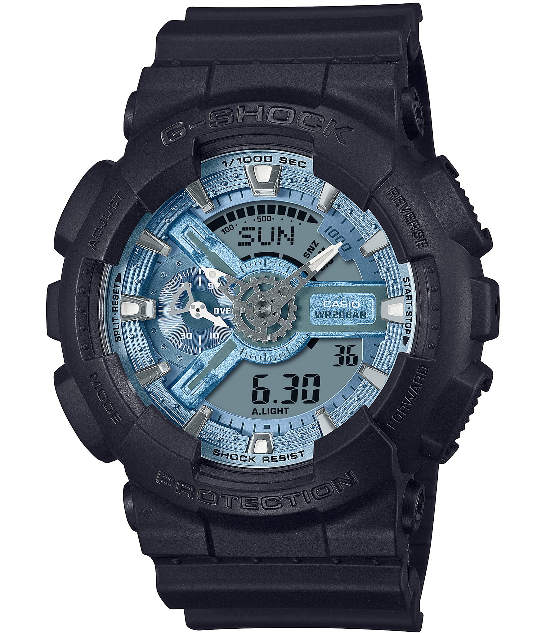 G-Shock Men's Analog-Digital Black Resin Strap Watch