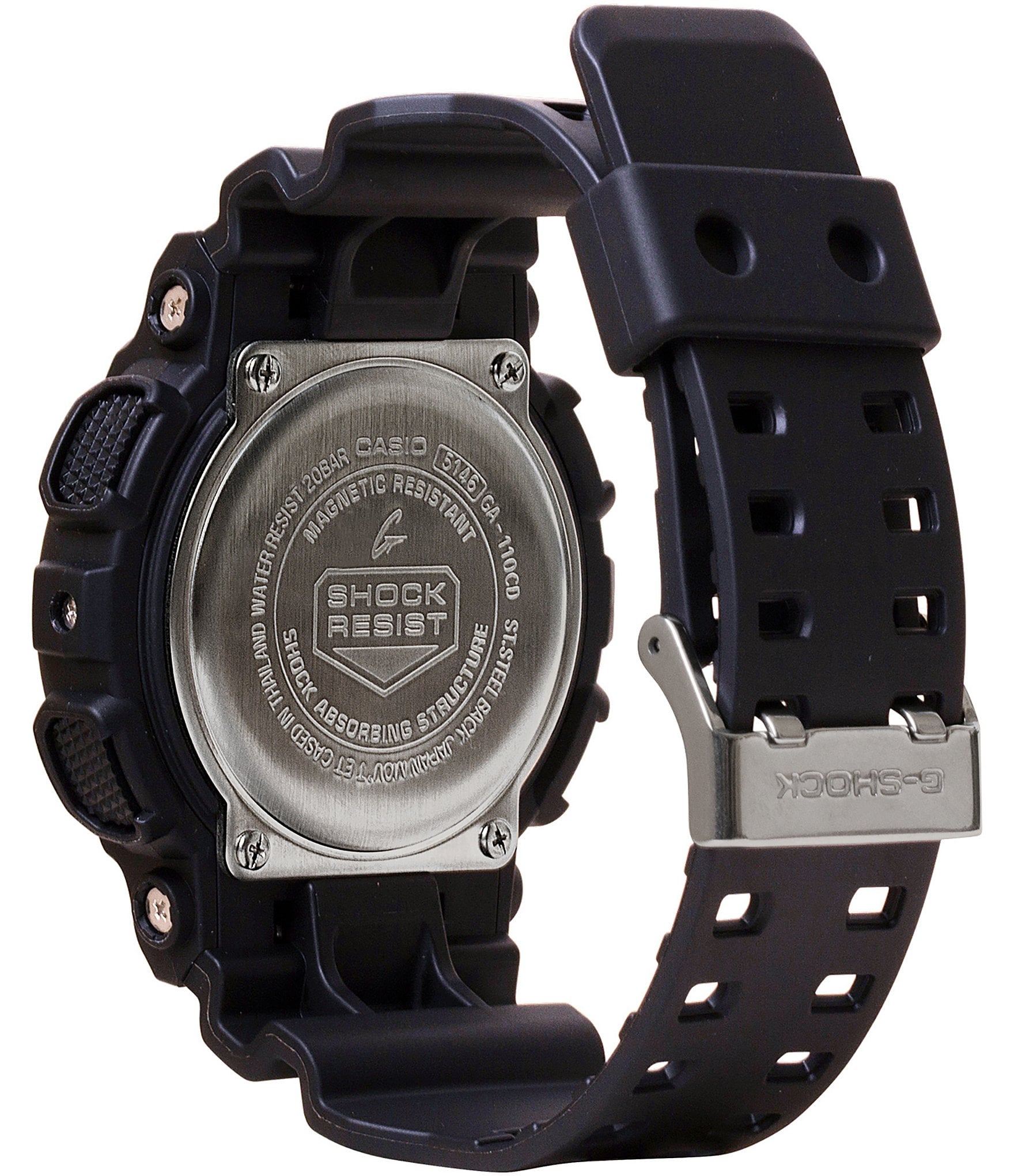 G-Shock Men's Analog-Digital Black Resin Strap Watch