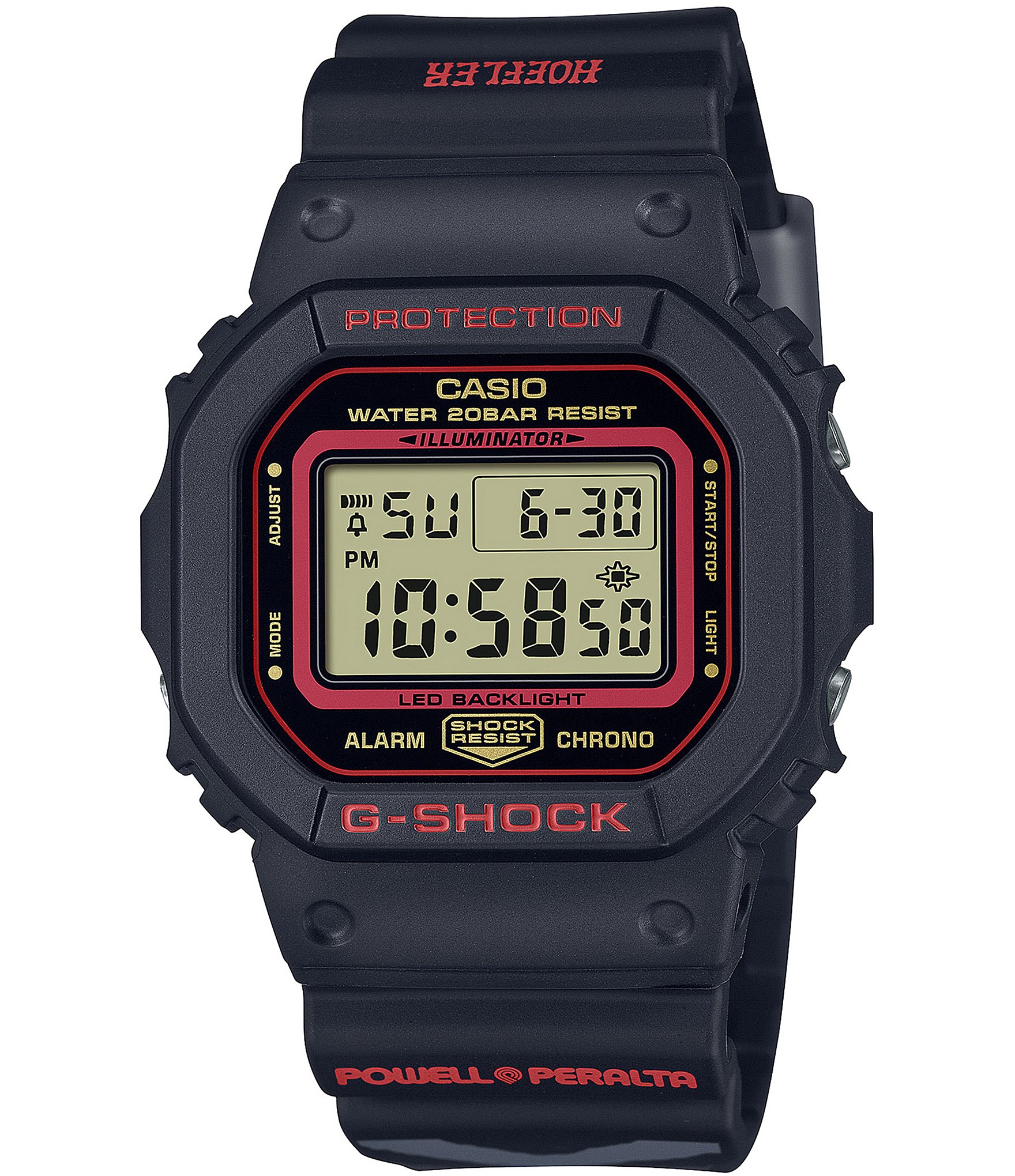 G-Shock Men's Digital 48mm Black Resin Strap Watch