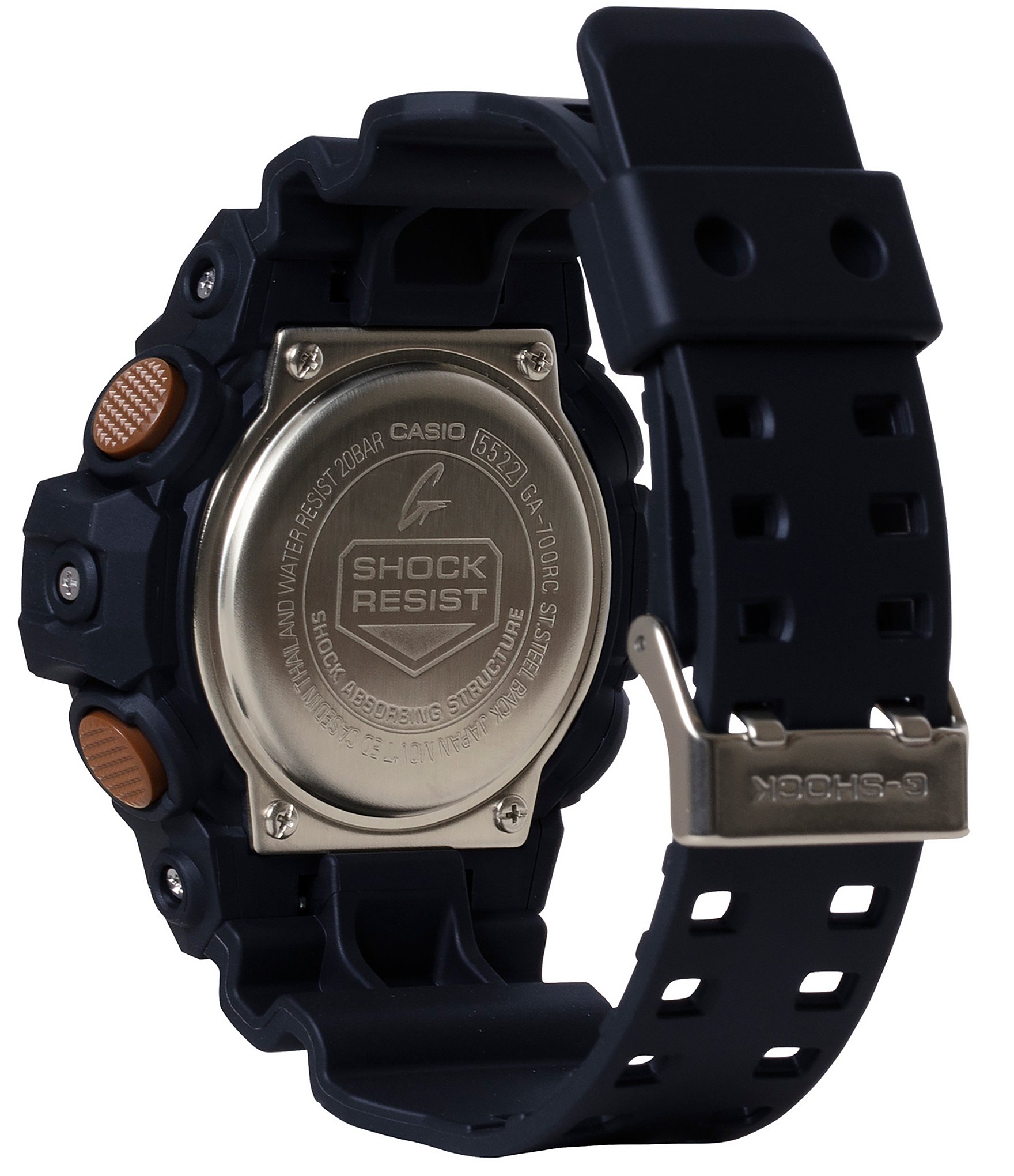 G-Shock Men's GA-700 Series Ana-Digital Black Resin Strap Watch