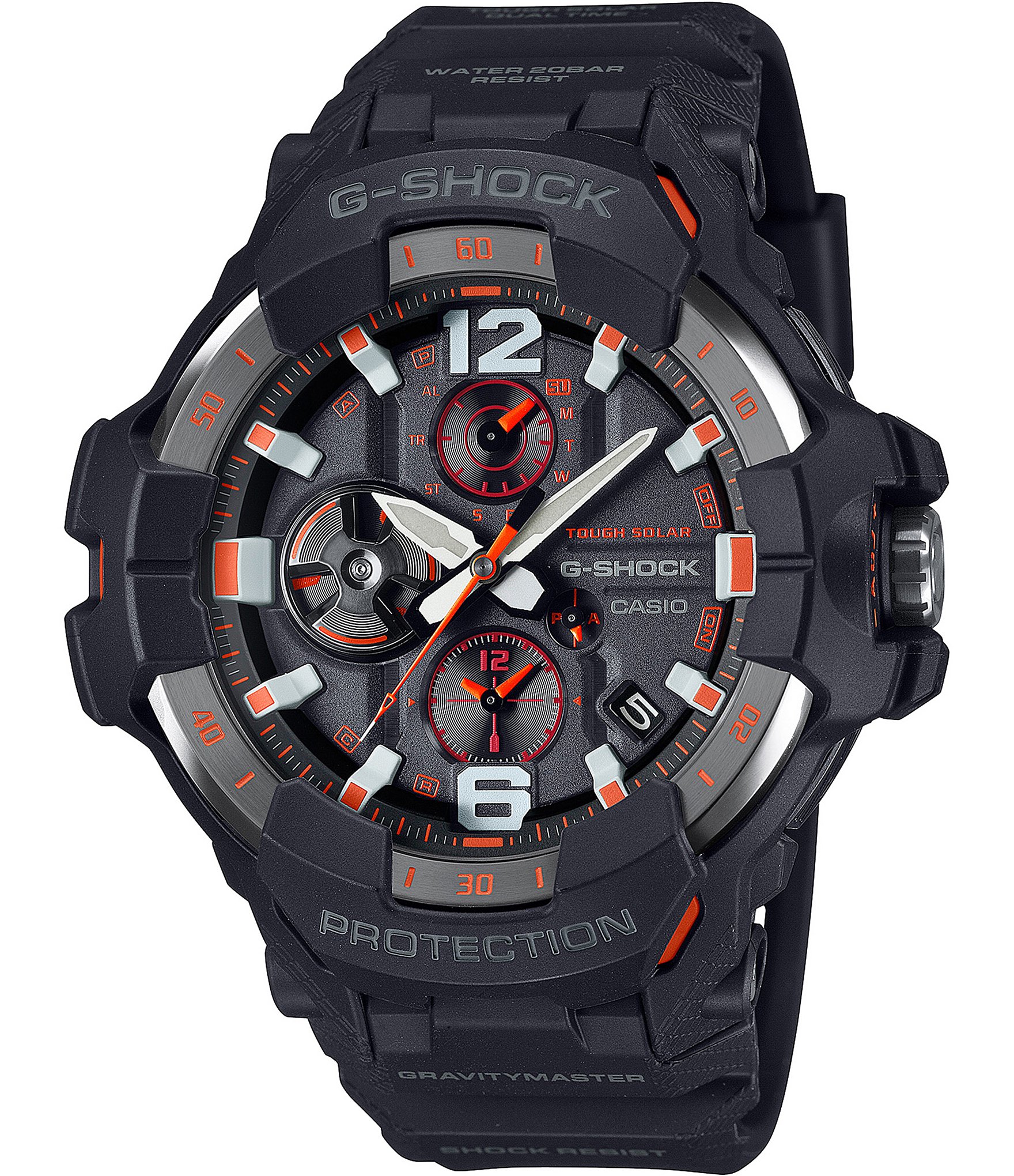 G-Shock Men's Gravitymaster Ana-Digi Resin Strap Watch