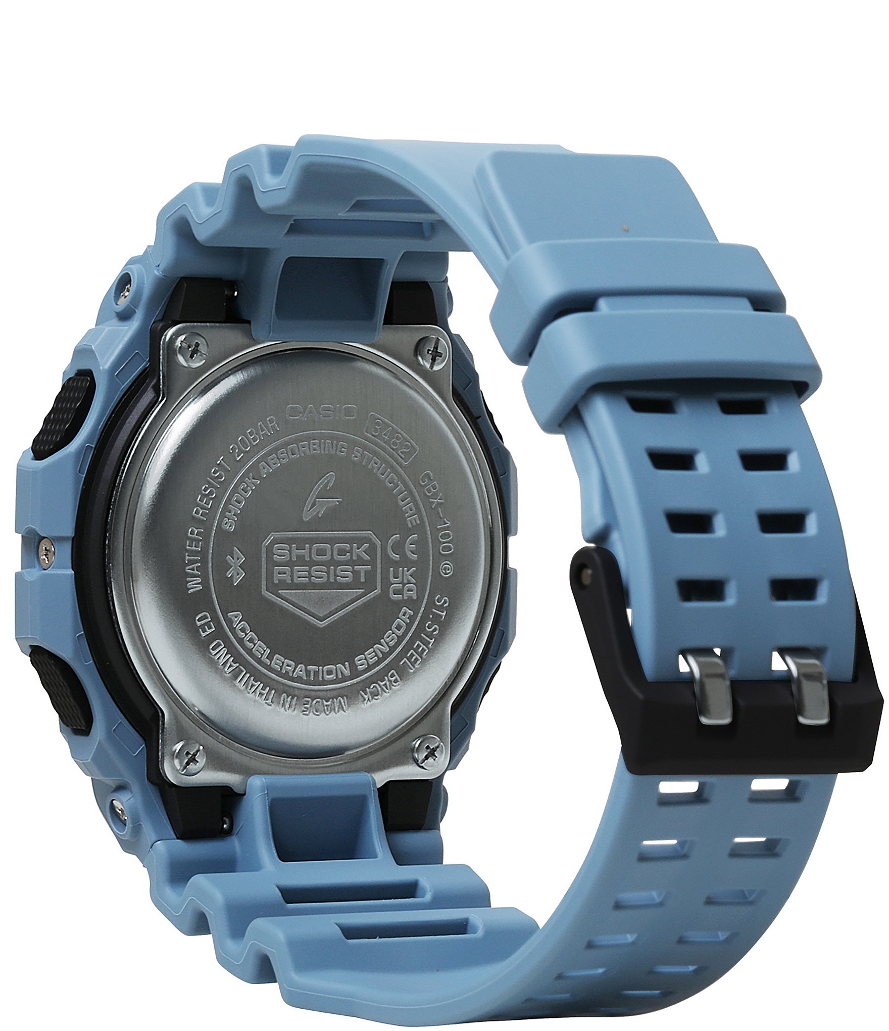 G-Shock Men's Tidegraph Digital Blue Resin Strap Watch