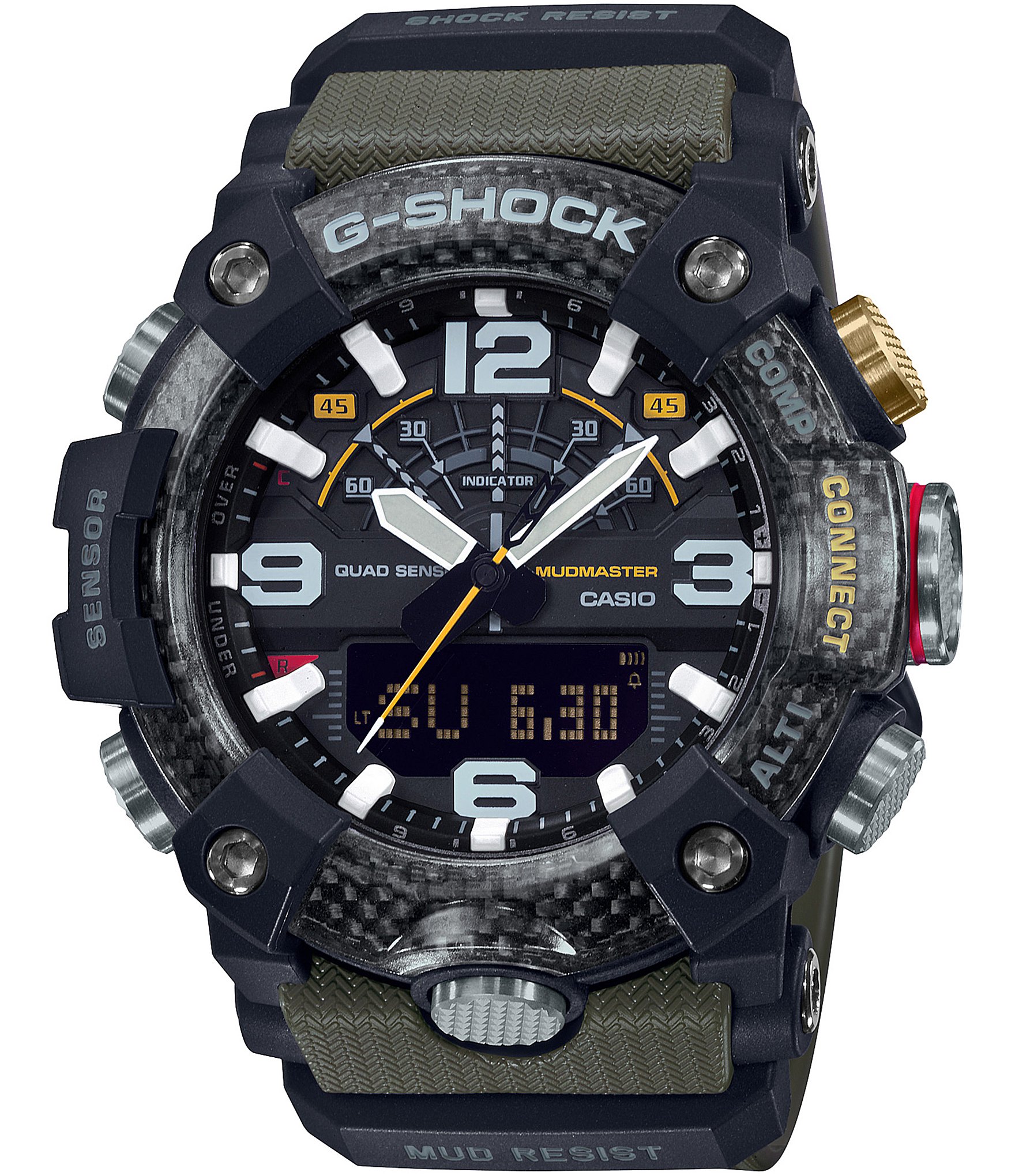 New Carbon G-Shock Mudmaster Gets Step Tracking and Bluetooth | Digital  Trends