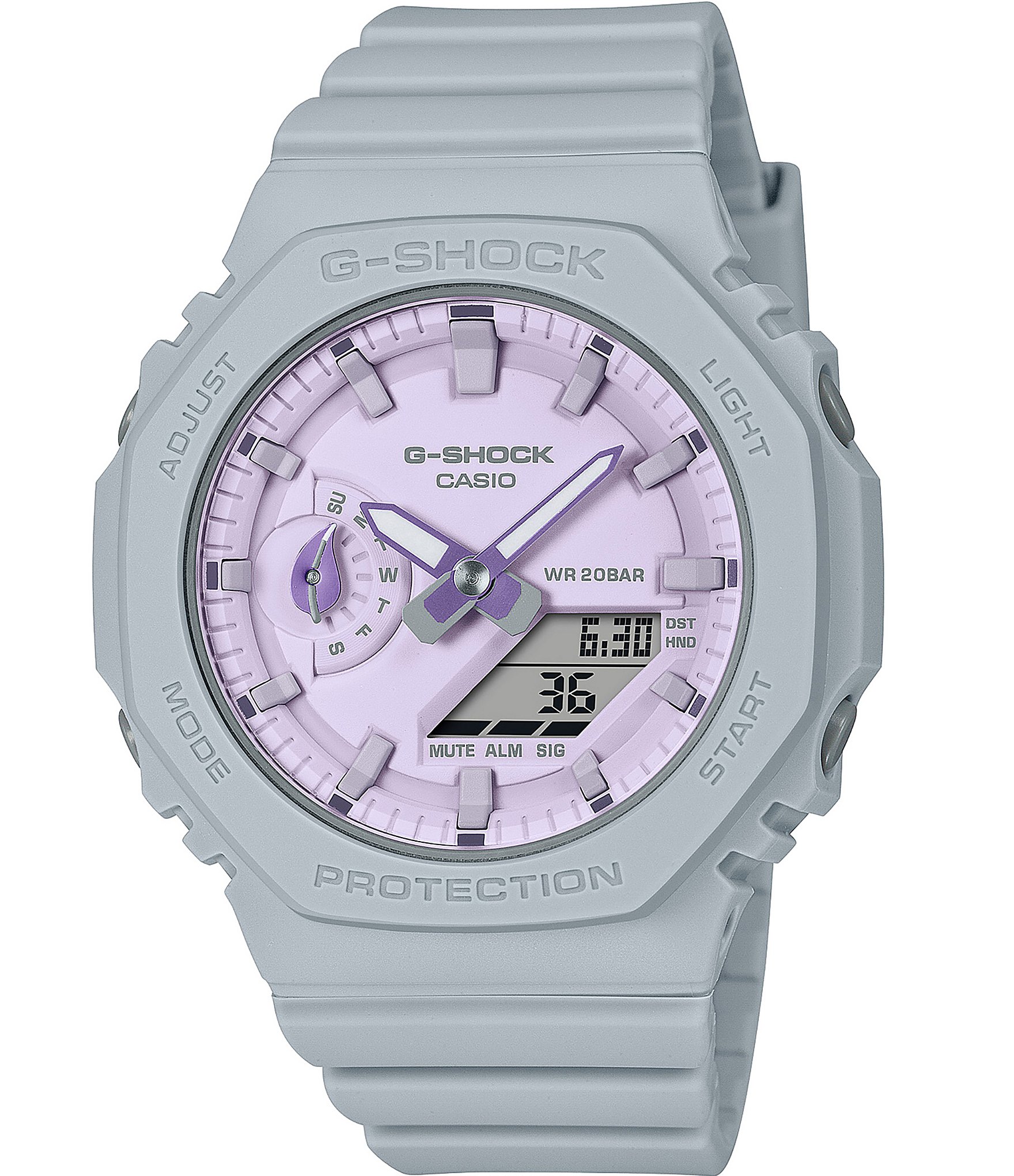 G Shock Women s Ana Digi Grey Resin Strap Watch The Shops at Willow Bend