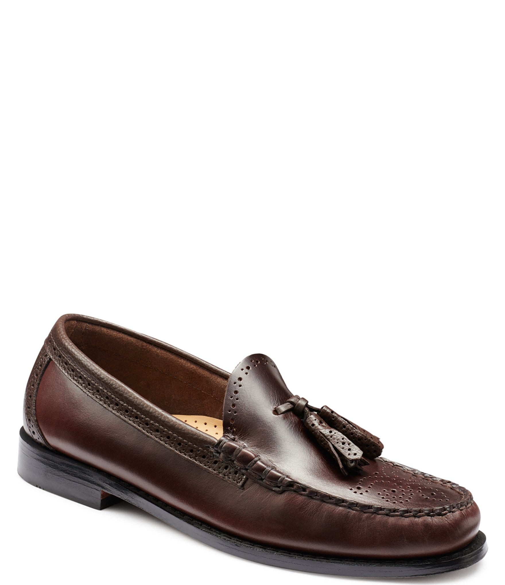 G.H. Bass Men's Larkin Tassel Brogue Leather Weejun Loafers