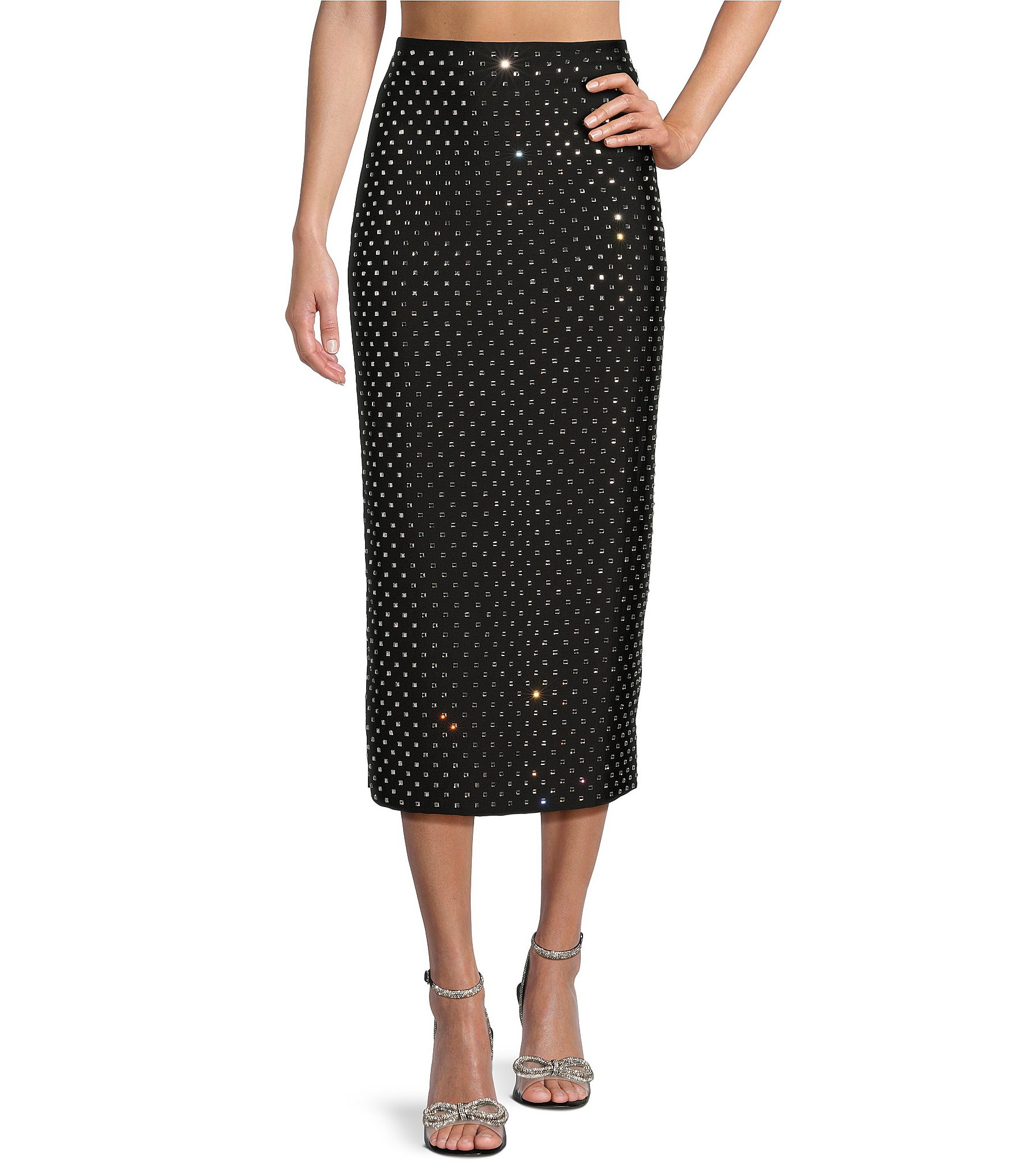 Long black skirt juniors best sale