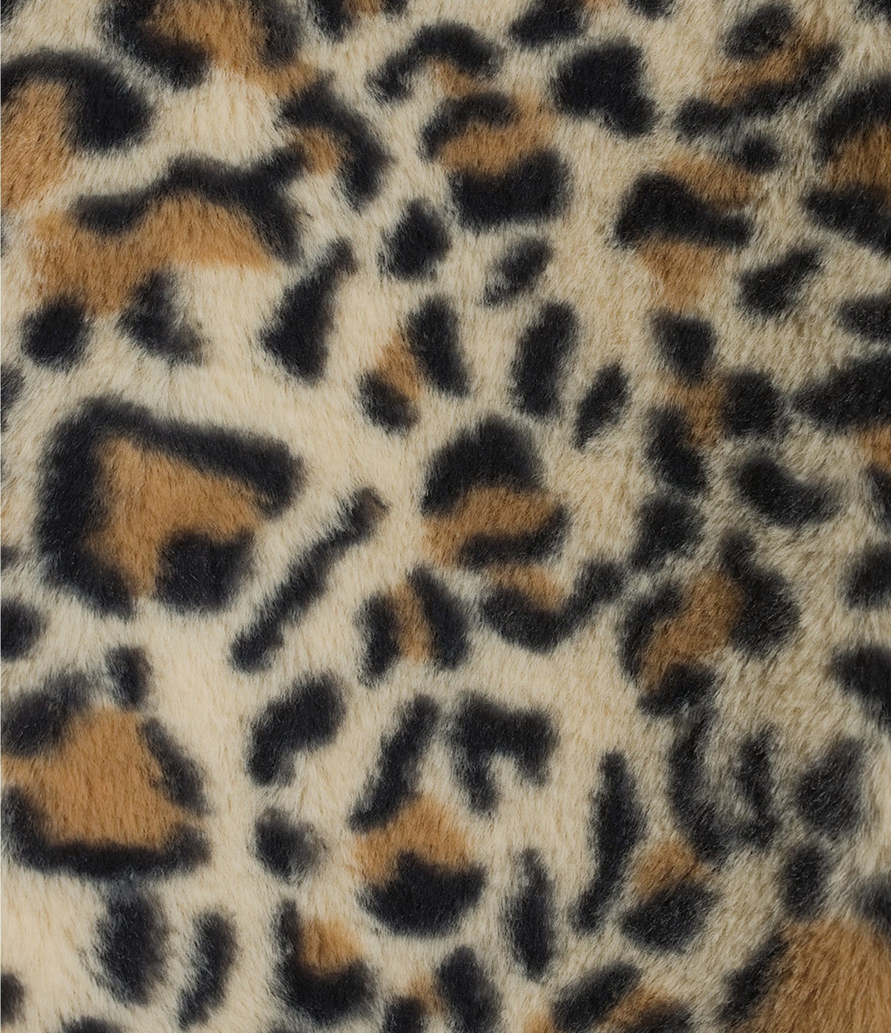 GB Animal Print Faux Fur Coat