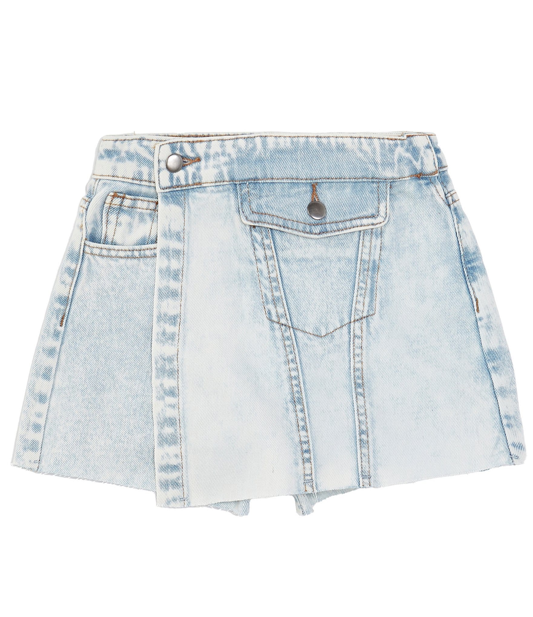 Hippie Girl Big Girls 7-16 Pleated Denim Skirt | Dillard's