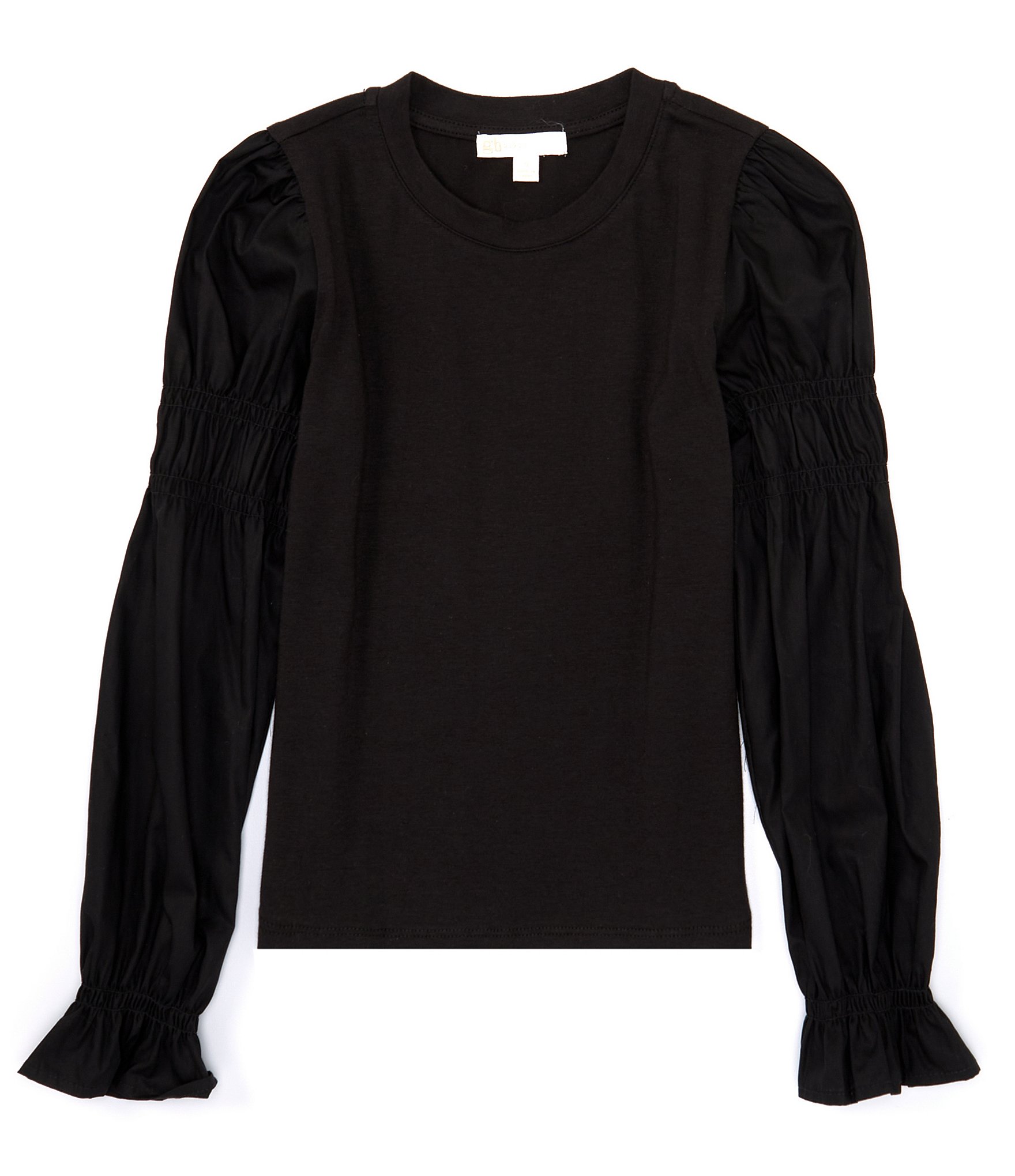GB Big Girls 7 16 Long Sleeve Mixed Fabrication Blouse Dillard s gb-big-girls-7-16-long-sleeve-mixed-fabrication-blouse-dillard-s