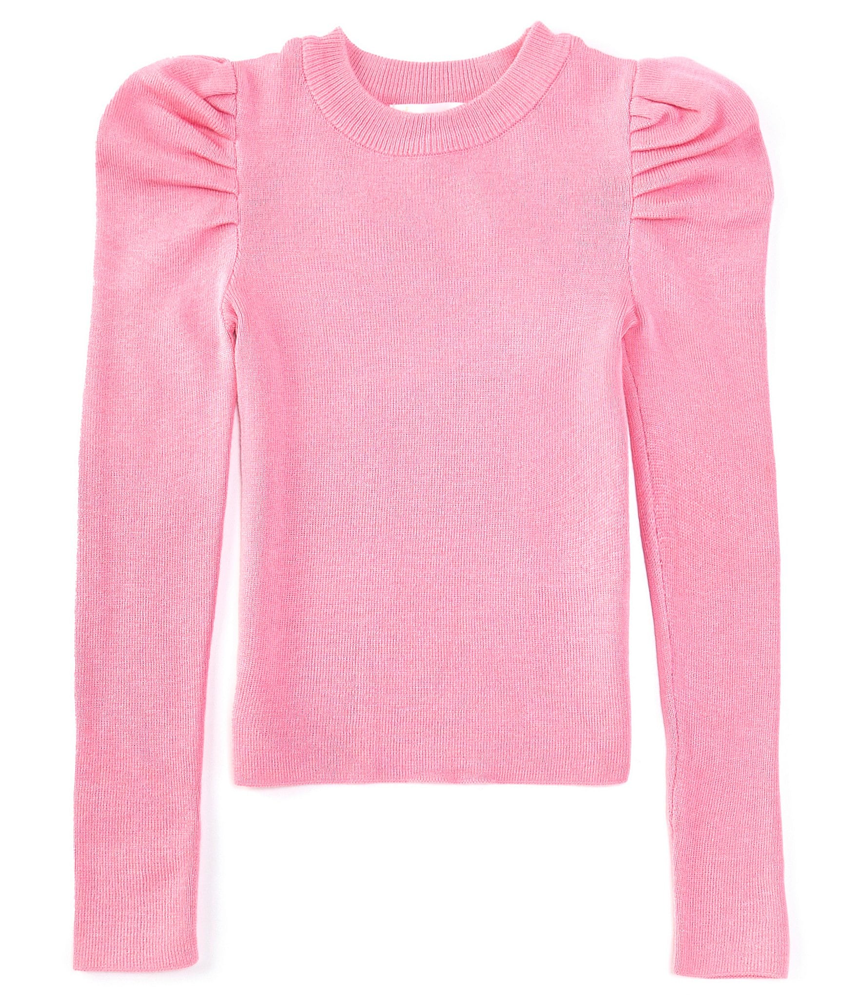 GB Big Girls 7-16 Long Sleeve Rouched Sweater