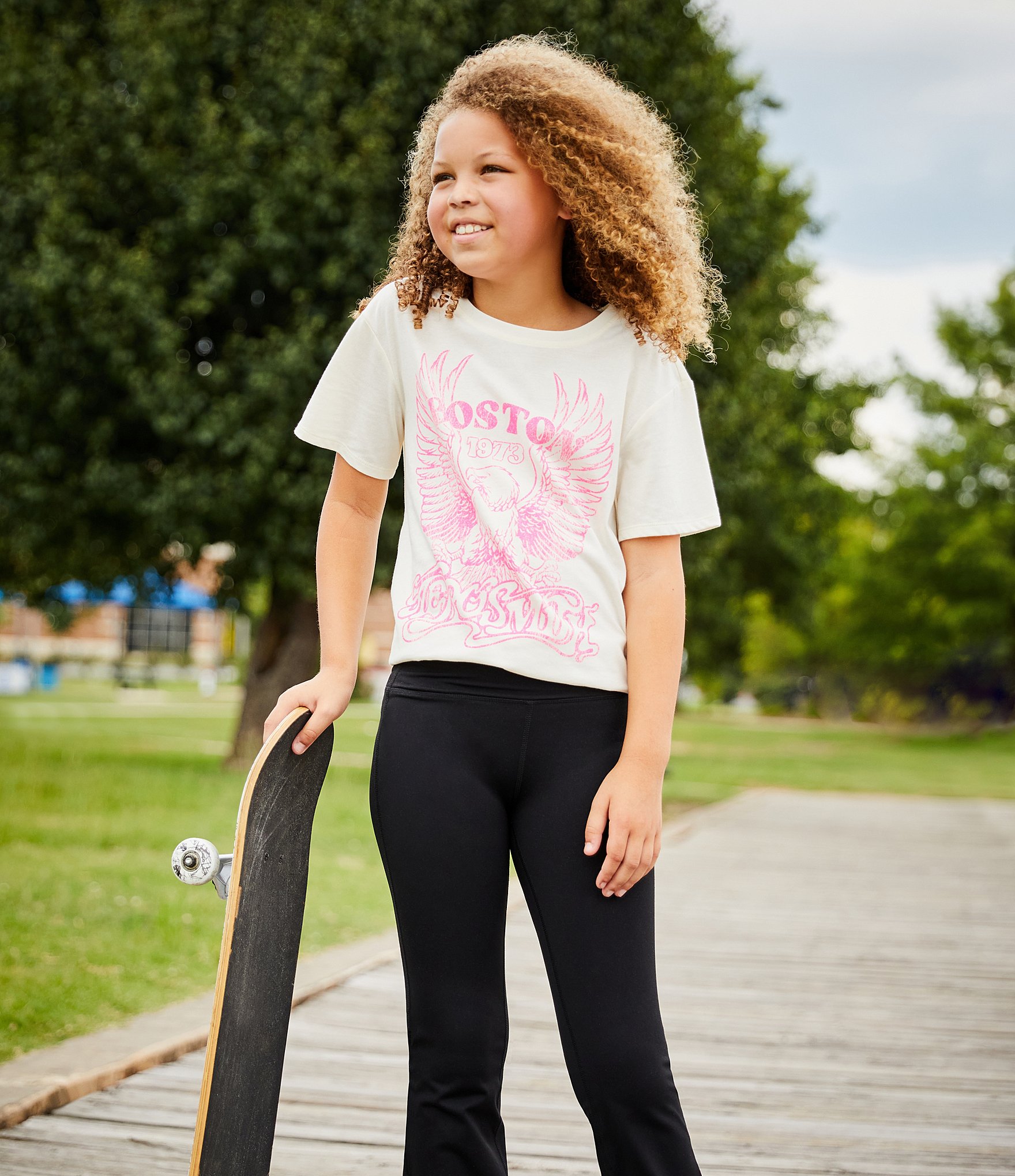 GB Big Girls Oversized Aerosmith Graphic T-Shirt