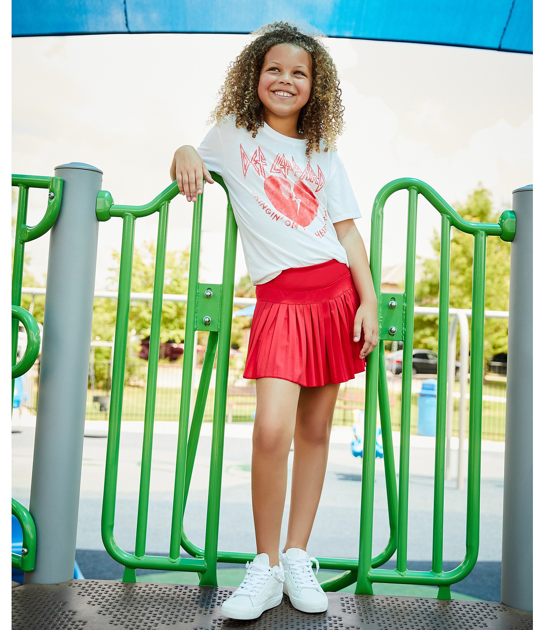 GB Big Girls Oversized Def Leppard Graphic T-Shirt