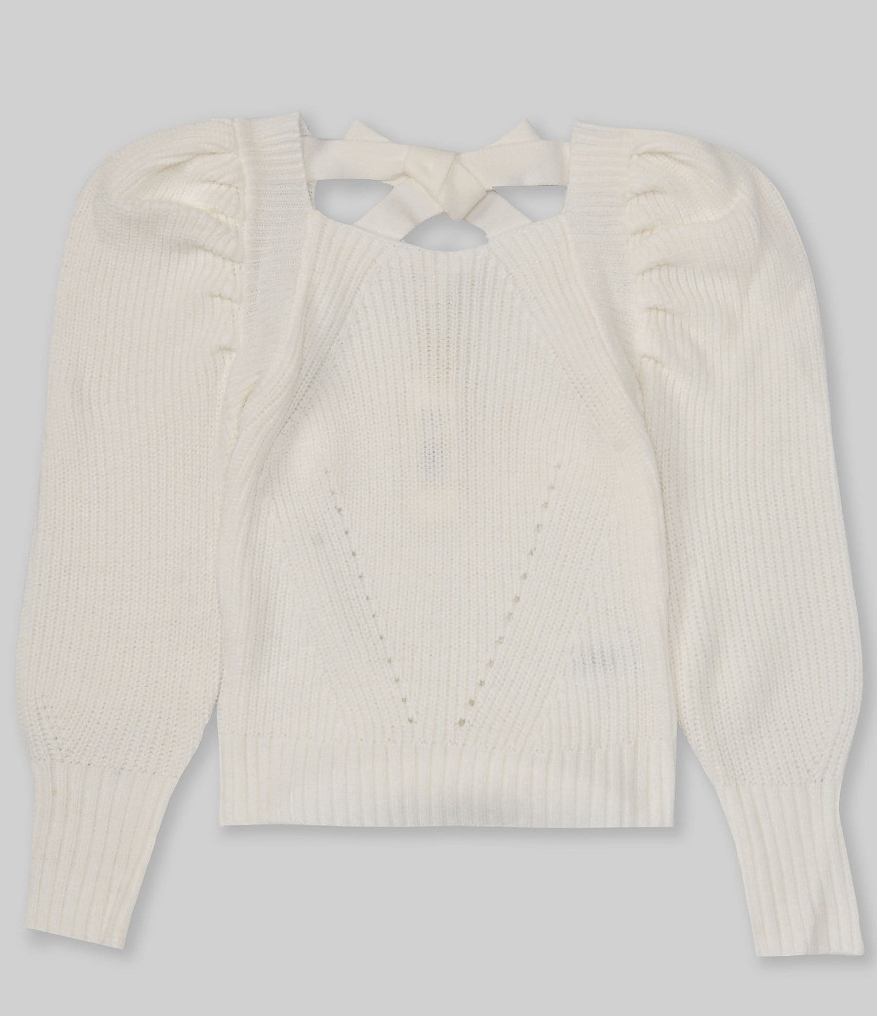 GB Big Girls 7-16 Puff Sleeve Sweater