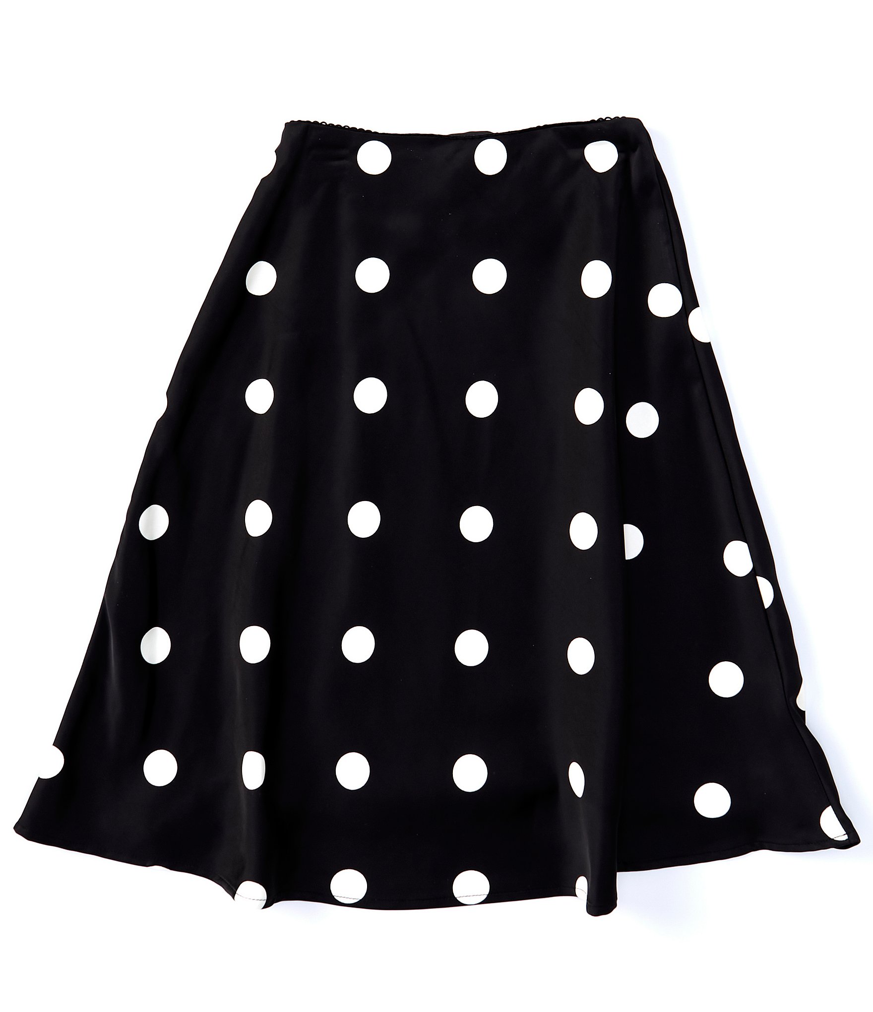 GB Big Girls 7-16 Satin Dot Midi Skirt