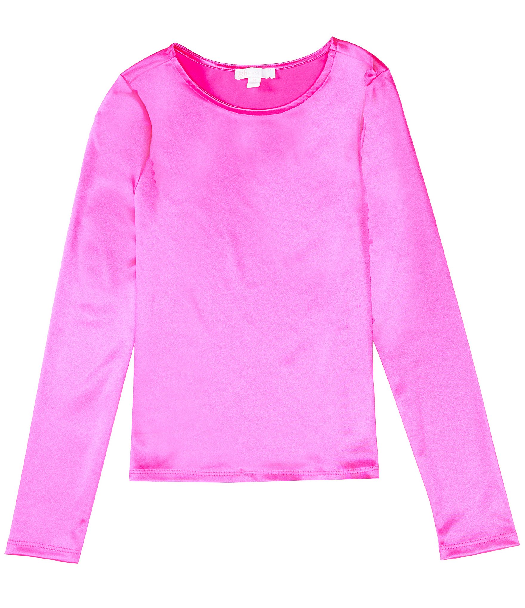 GB Big Girls 7 16 Satin Long Sleeve Top Dillard s gb-big-girls-7-16-puff-sleeve-dress-dillard-s