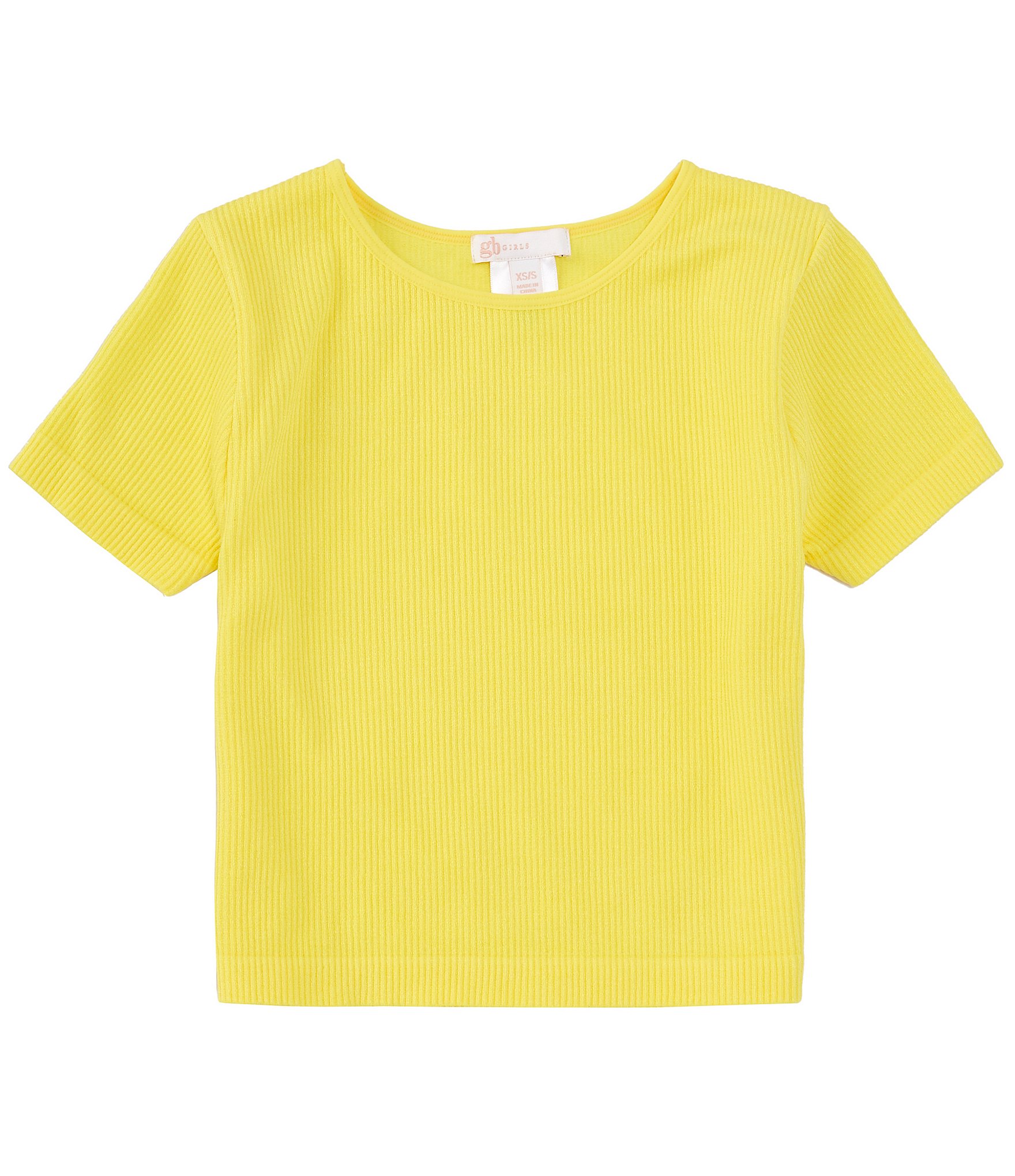 Yellow tshirt best sale for girls