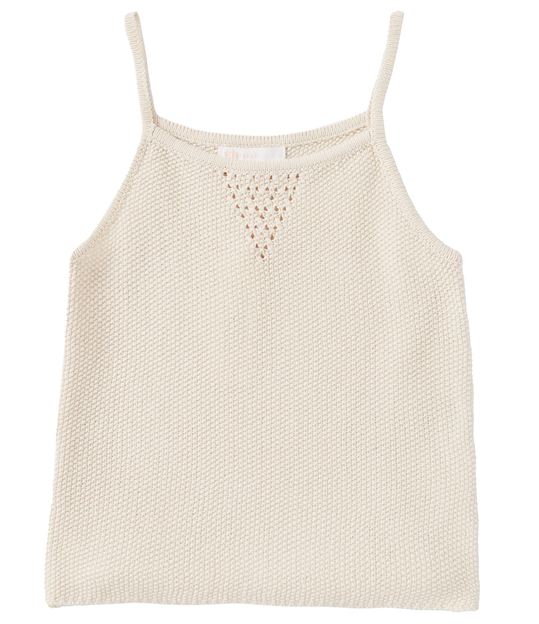 GB Big Girls 7-16 Sleeveless Crochet Tank