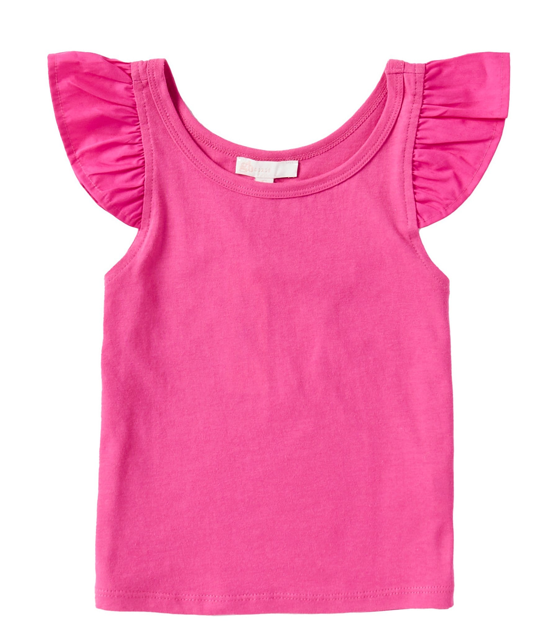 GB Big Girls 7-16 Sleeveless Flutter Sleeve Tank