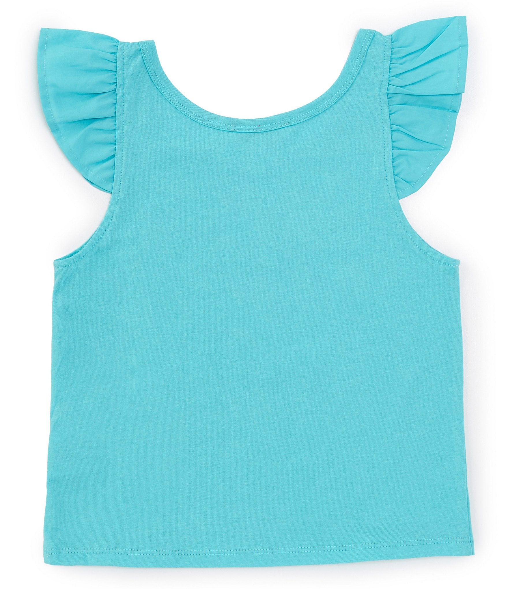 GB Big Girls 7-16 Sleeveless Flutter Sleeve Tank