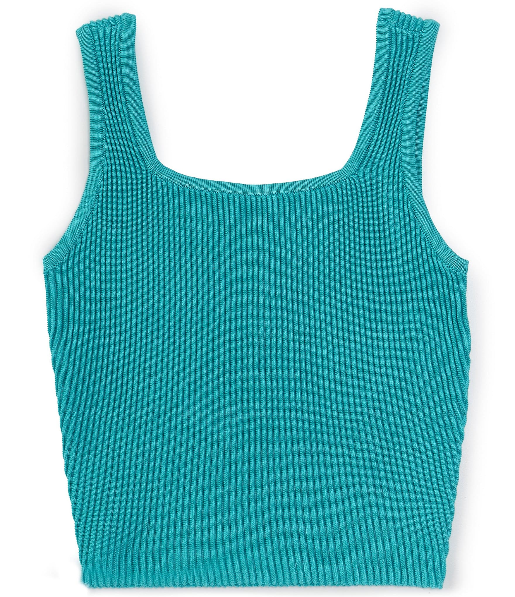 GB Big Girls 7-16 Sleeveless Square Neck Rib Tank Top