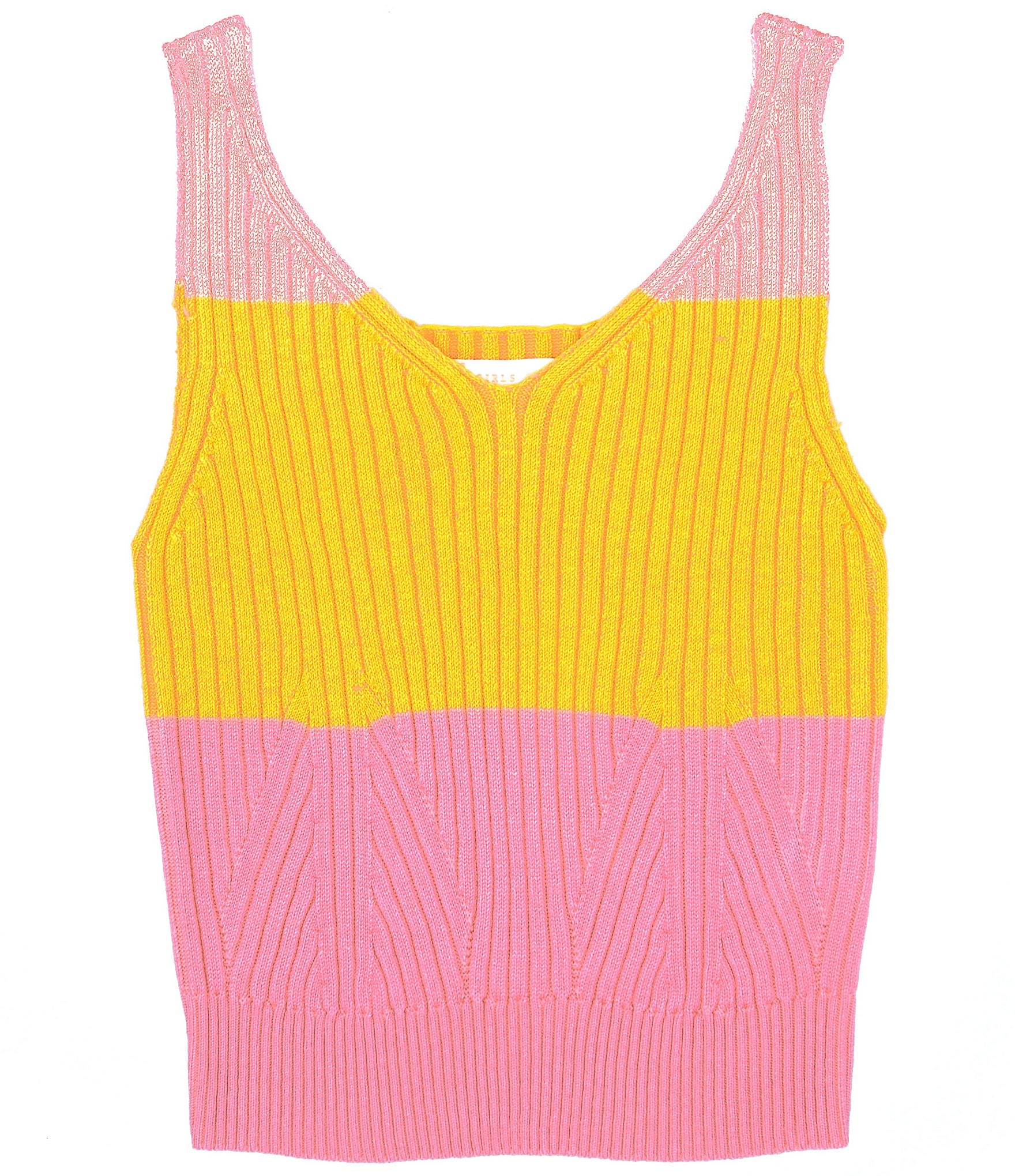 GB Big Girls 7-16 Sleeveless Stripe Knit Sweater Tank | Dillard's