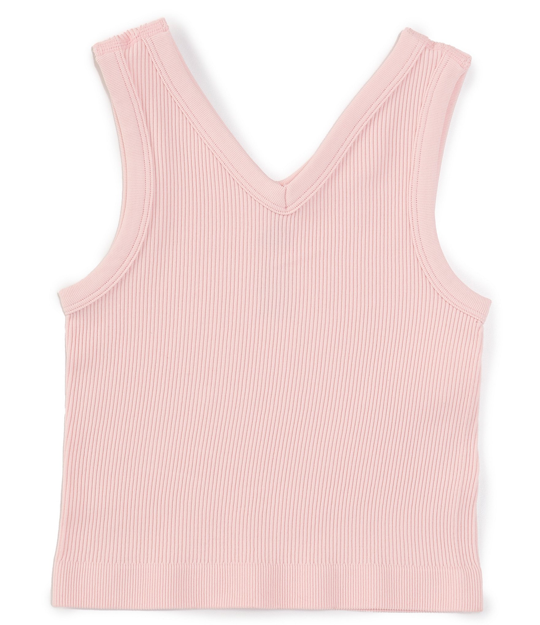 GB Big Girls 7-16 Sleeveless V-Neck Seamless Tank Top