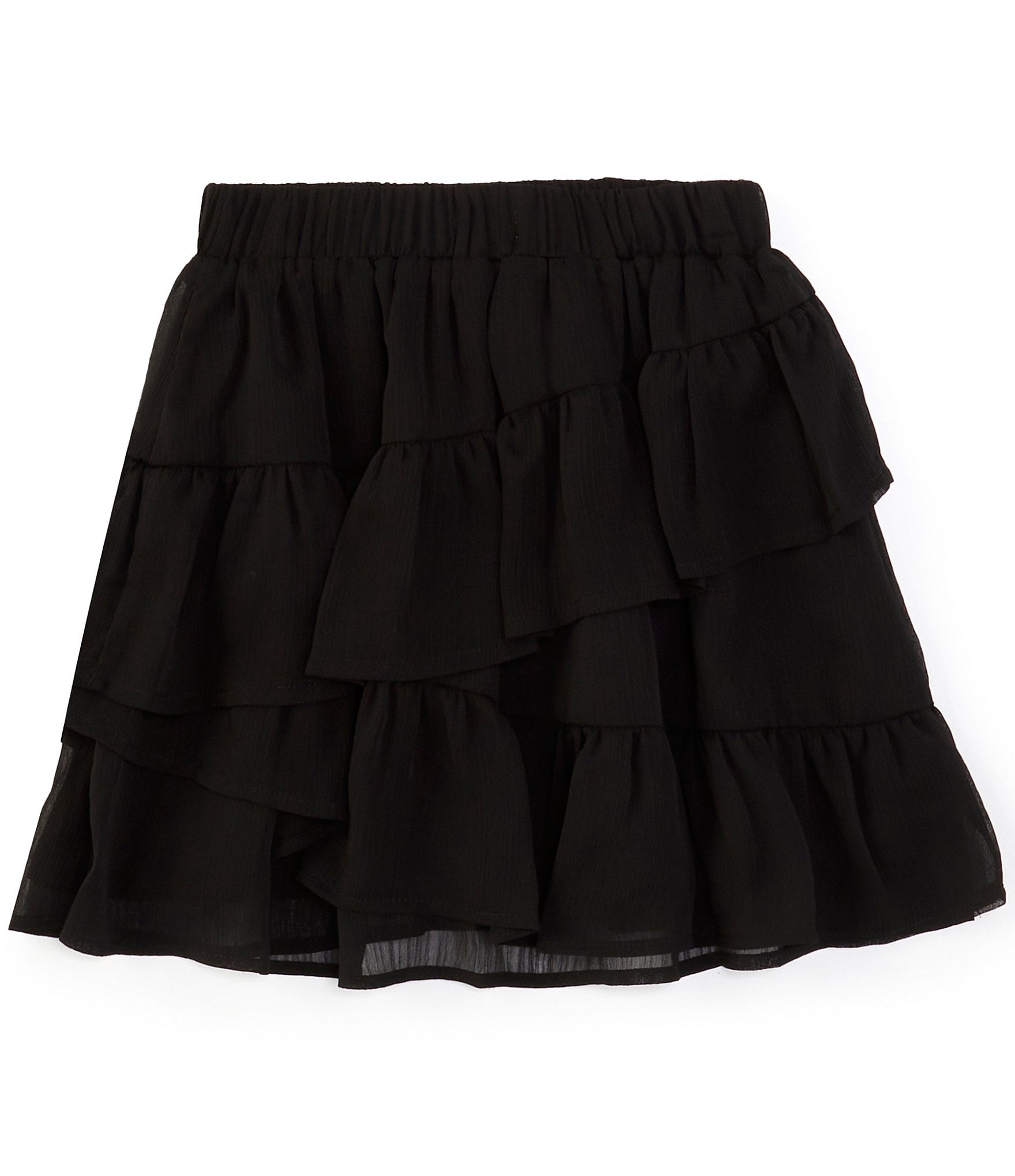 GB Big Girls 7-16 Tiered Ruffle Mini Skirt