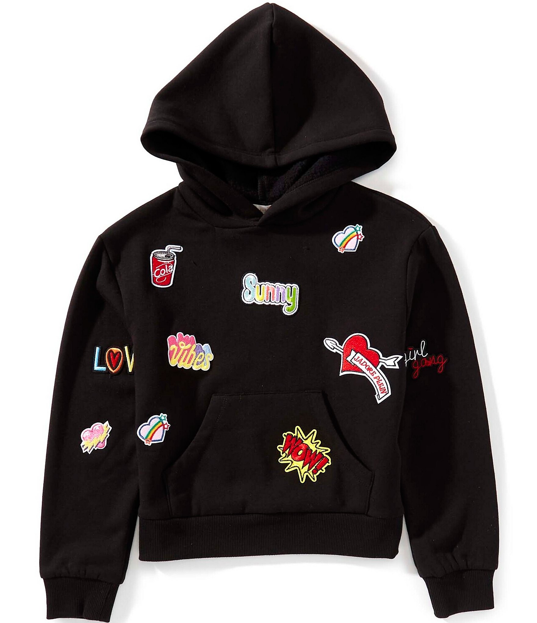 GB Big Girls Patch Pullover Hoodie