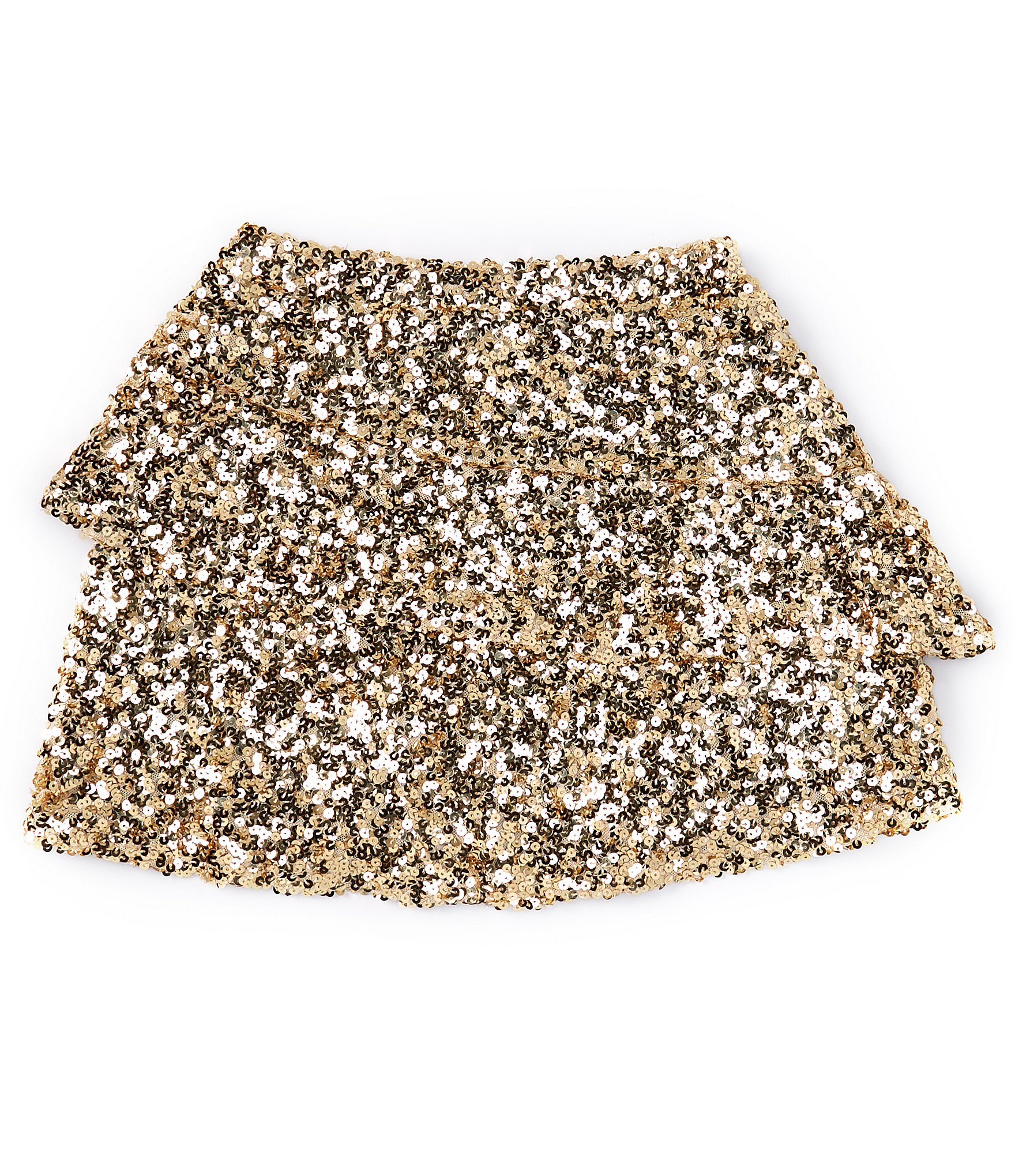 GB Big Girls Tiered Sequin Mini Skirt Dillard s