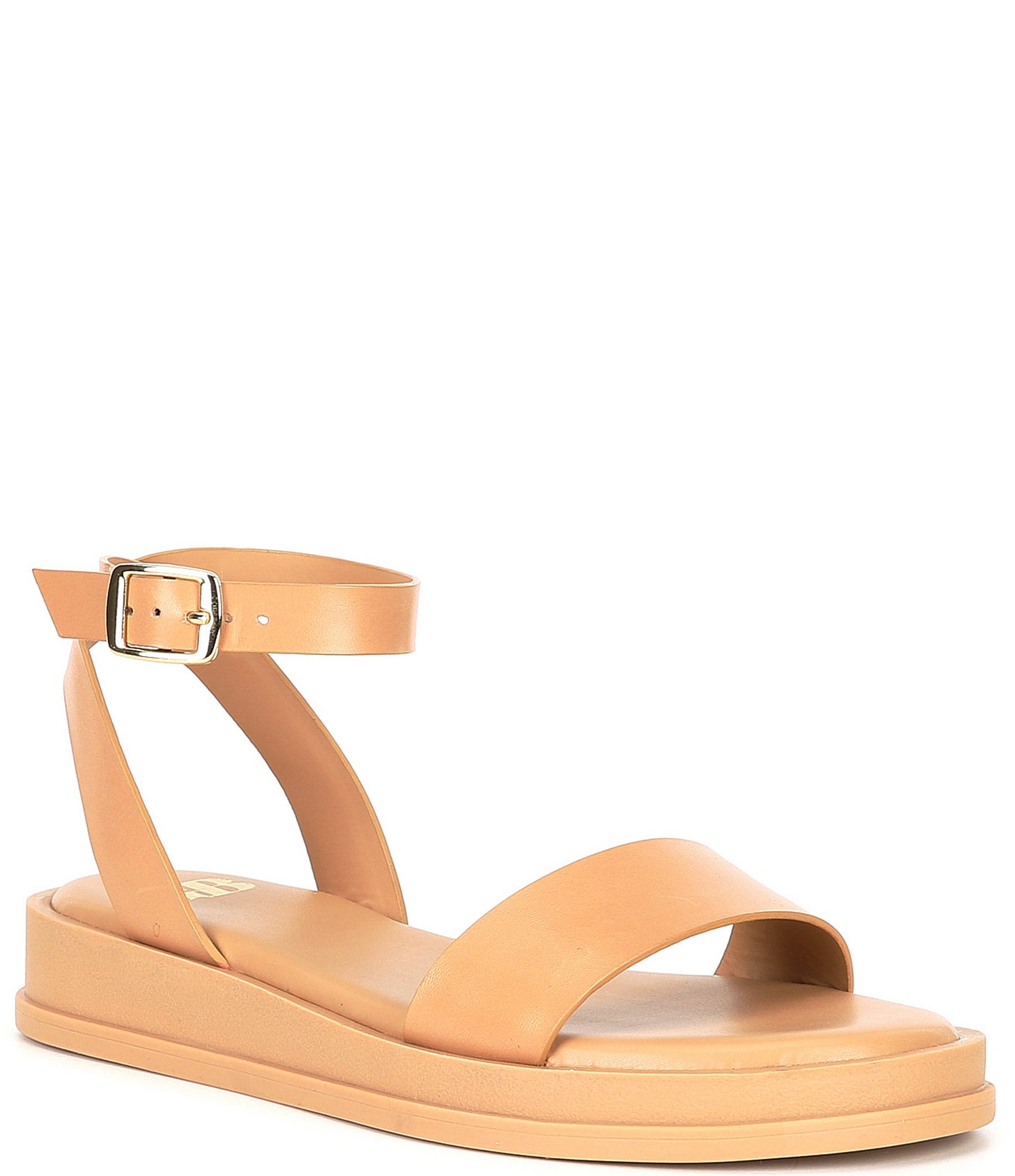 Jane Austen Svane Svin GB Day-Light Leather Ankle Strap Sandals | Dillard's