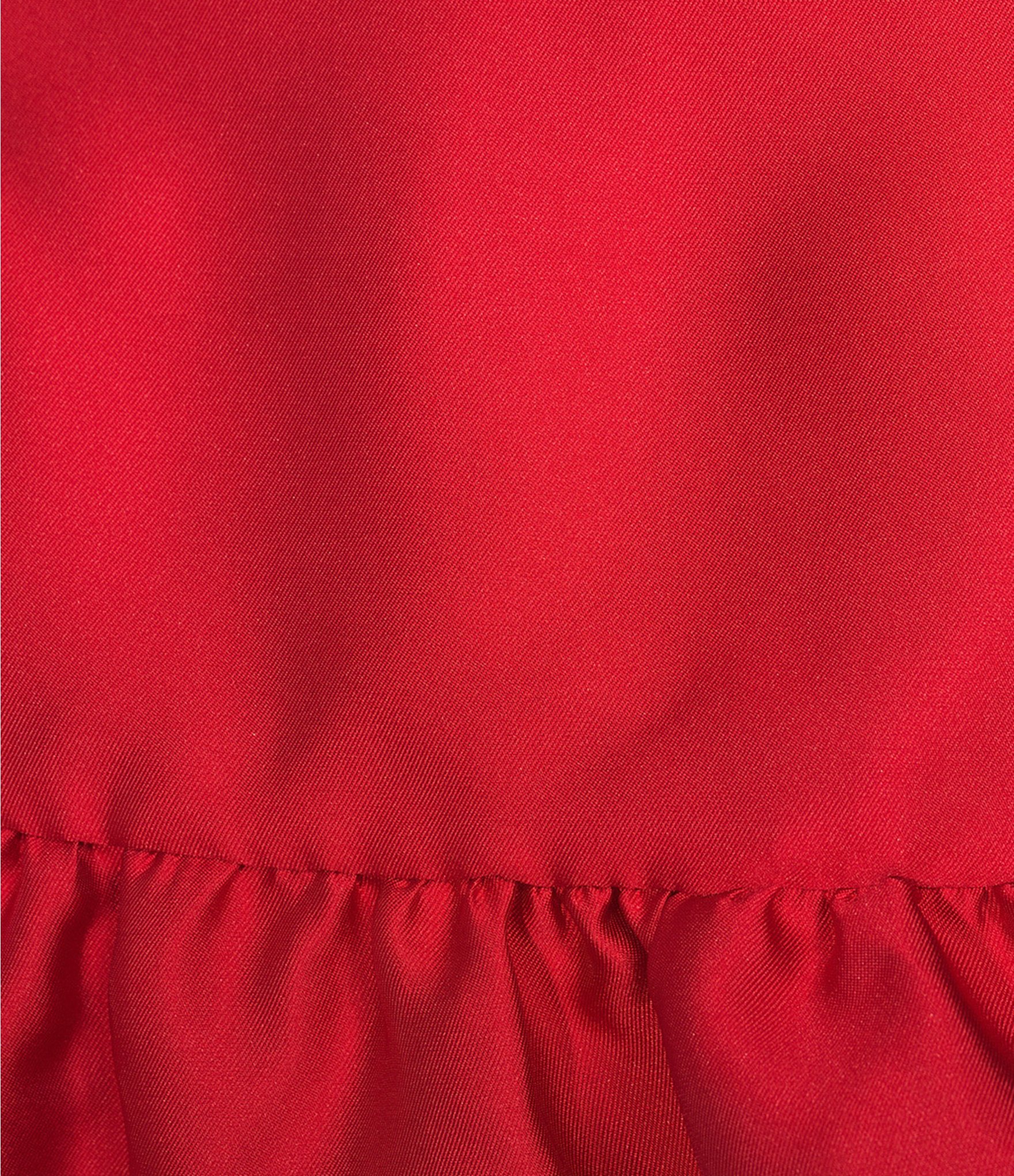 GB Drop Waist Ruffle Hem Mini Skirt