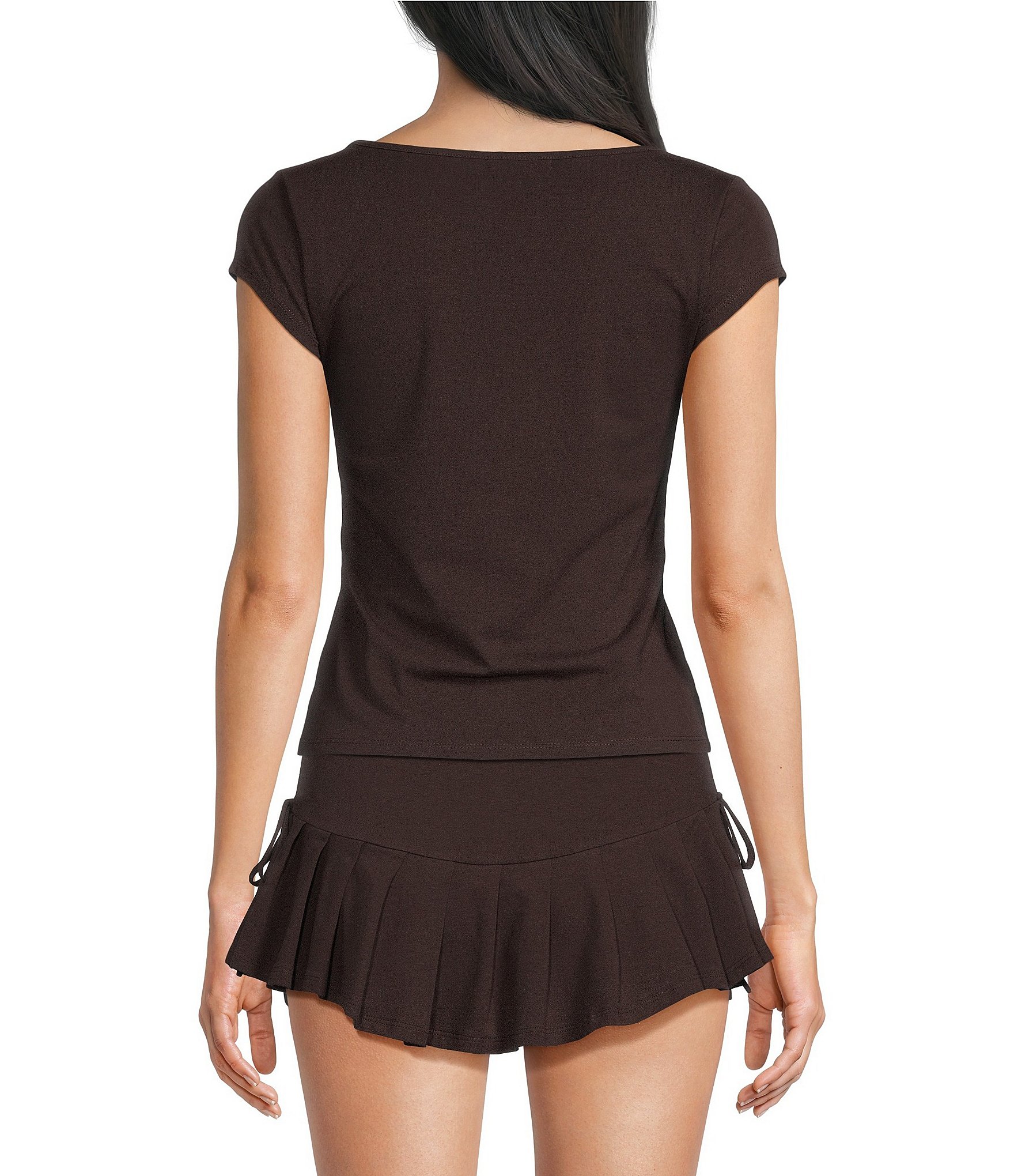 GB Essentials Scoop Neck Coordinating Tee
