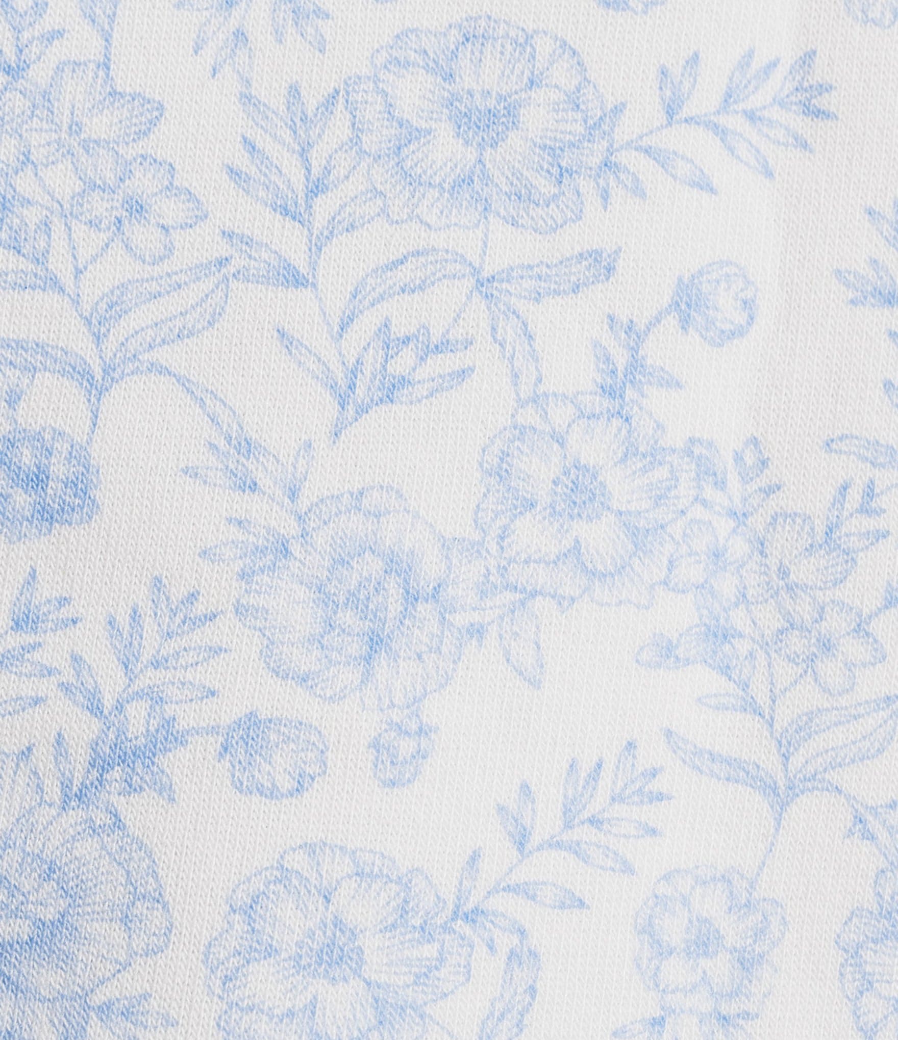 GB Floral Printed Boxy Pullover Hoodie