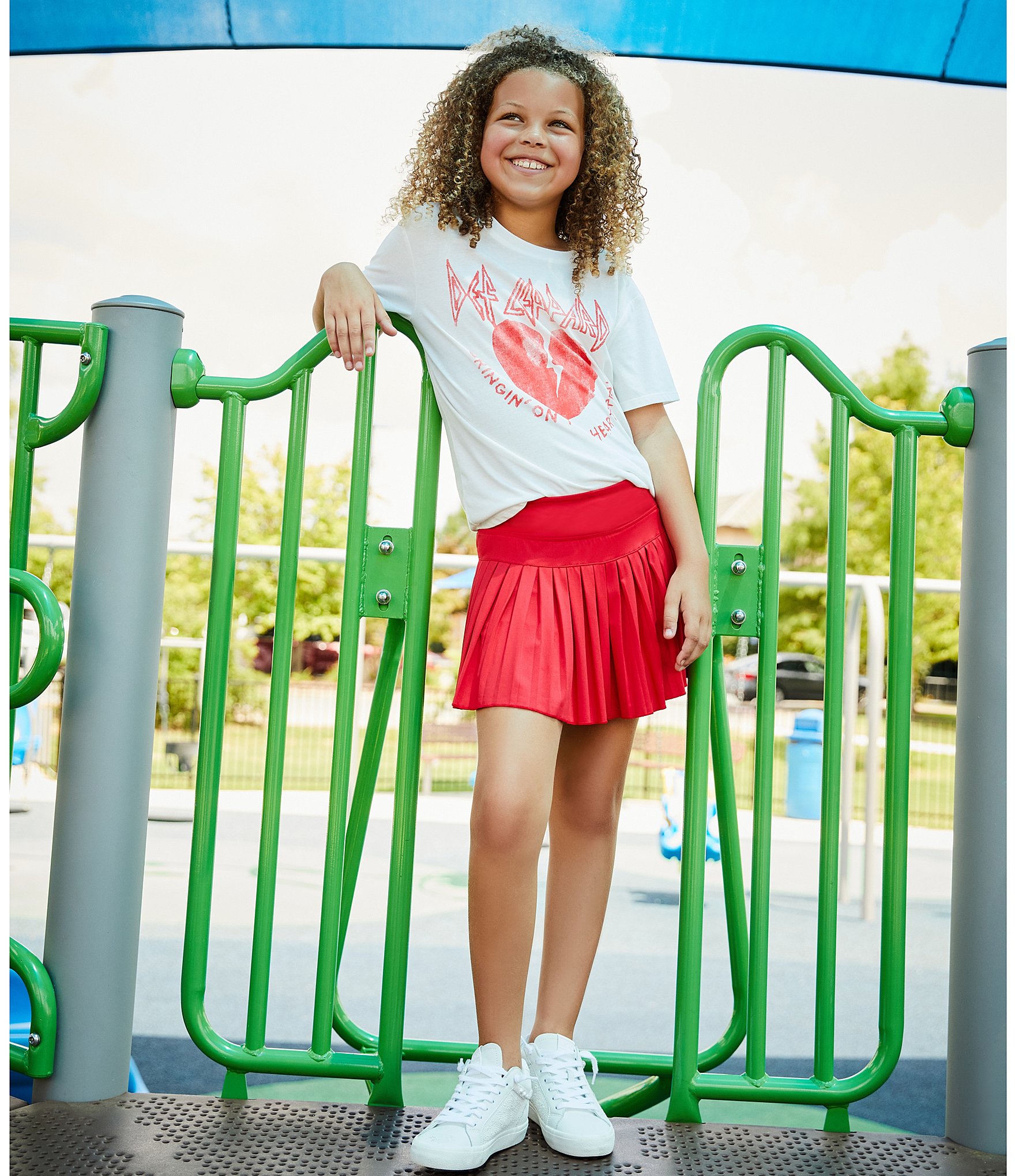GB Big Girls Active Mini Pleated Tennis Skirt
