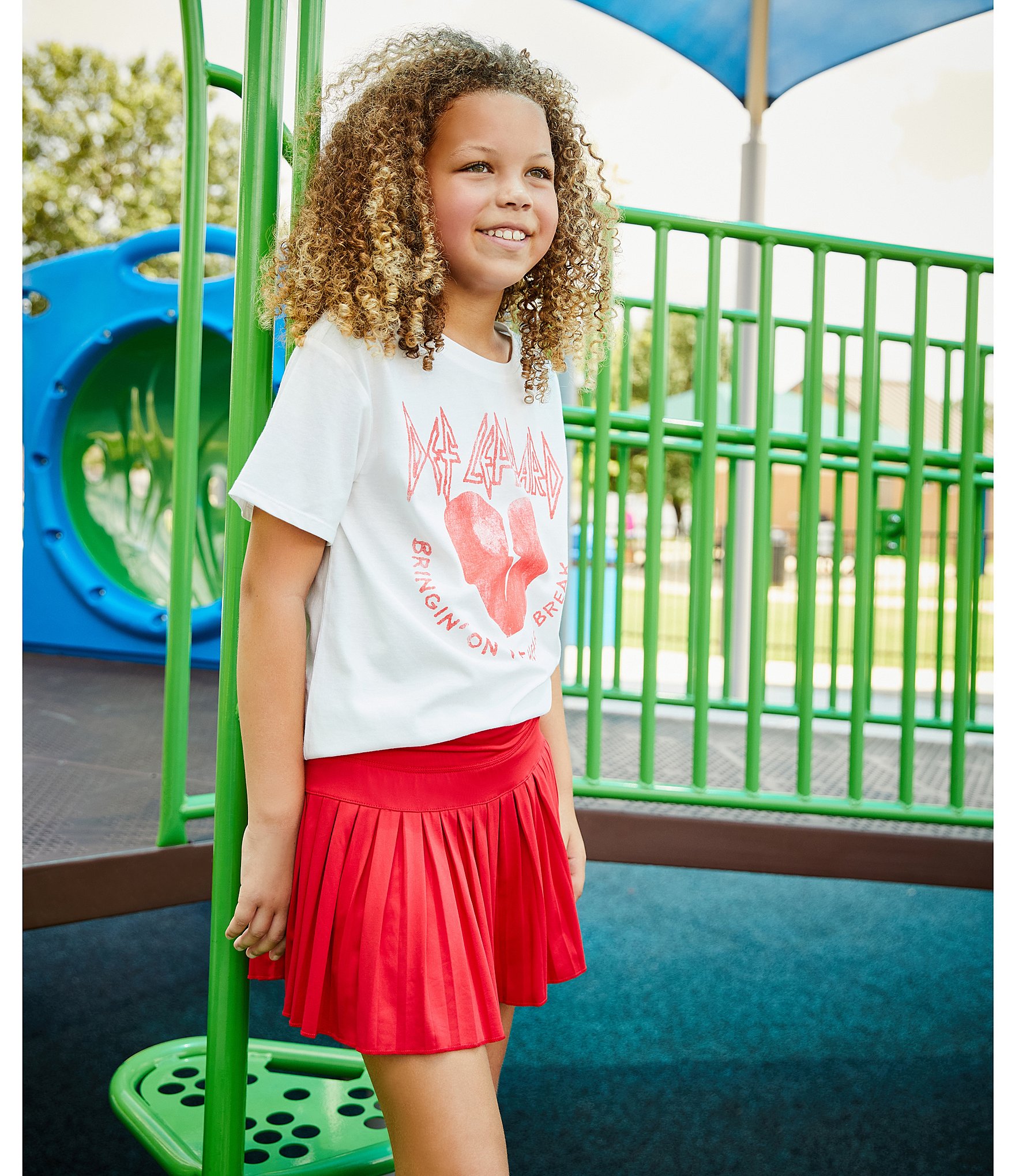 GB Big Girls Active Mini Pleated Tennis Skirt