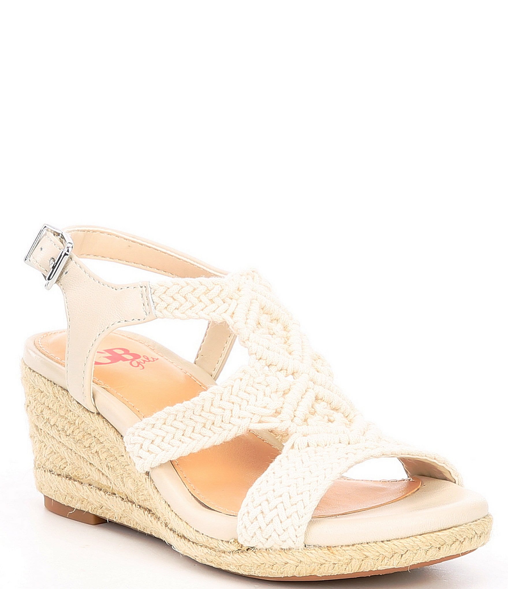 GB Girls' Cabana Macrame Wedge Sandals (Toddler) | Dillard's