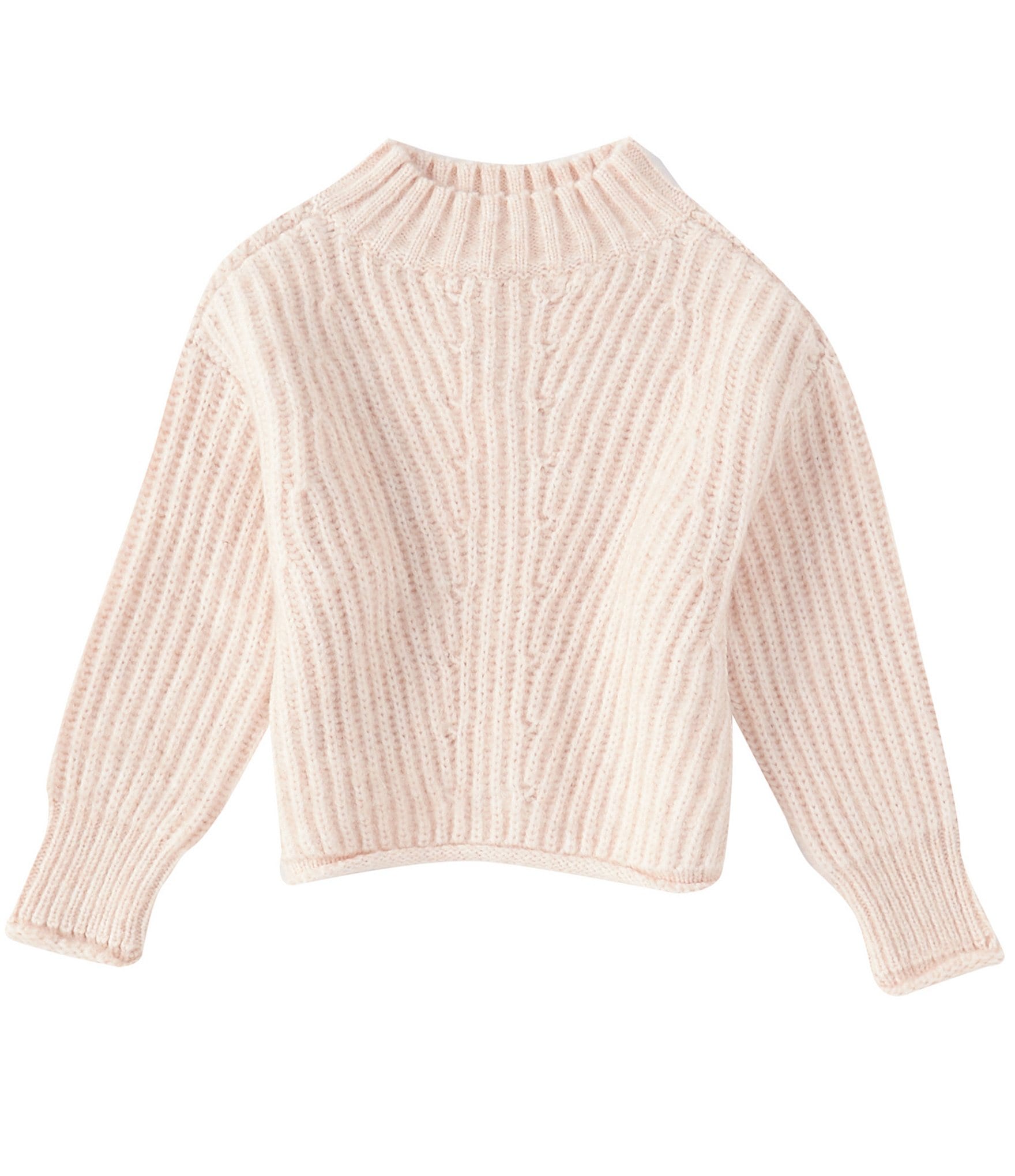 GB Little Girls 2-6X Mock Neck Knit Sweater | Dillard's