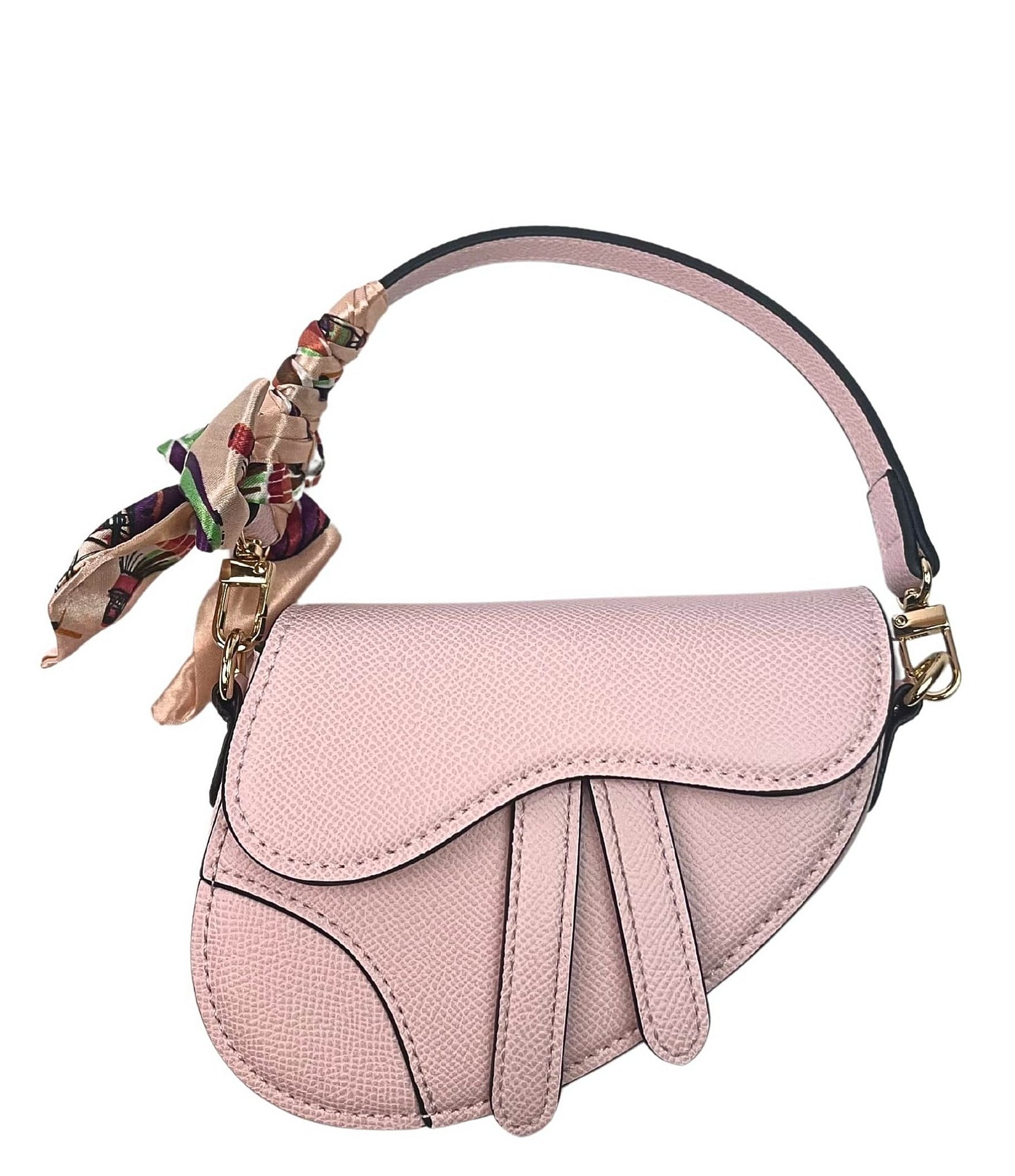 Saddle bag pink sale