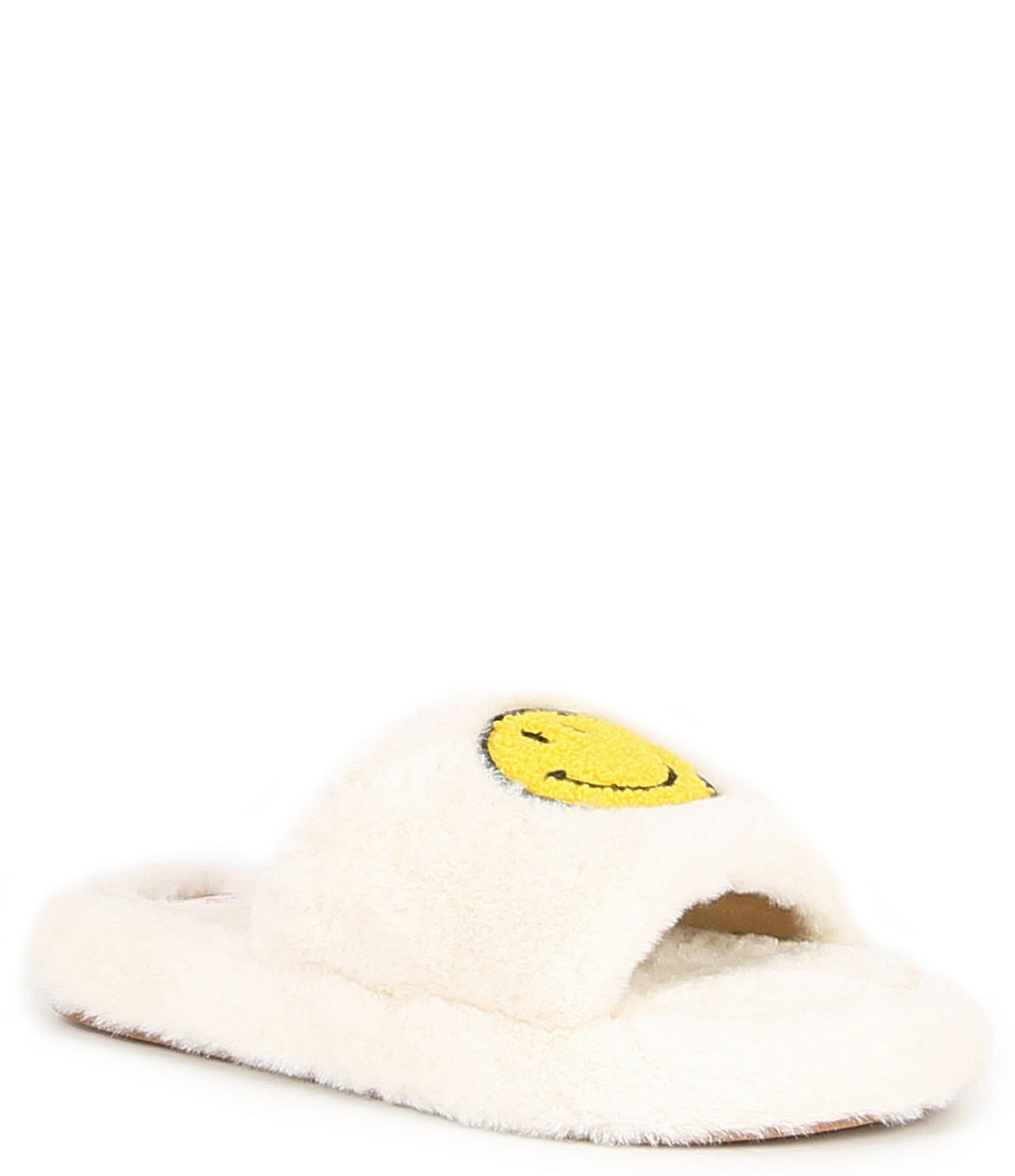 GB Girls' Smile Girl Smiley Face Slippers (Youth) |